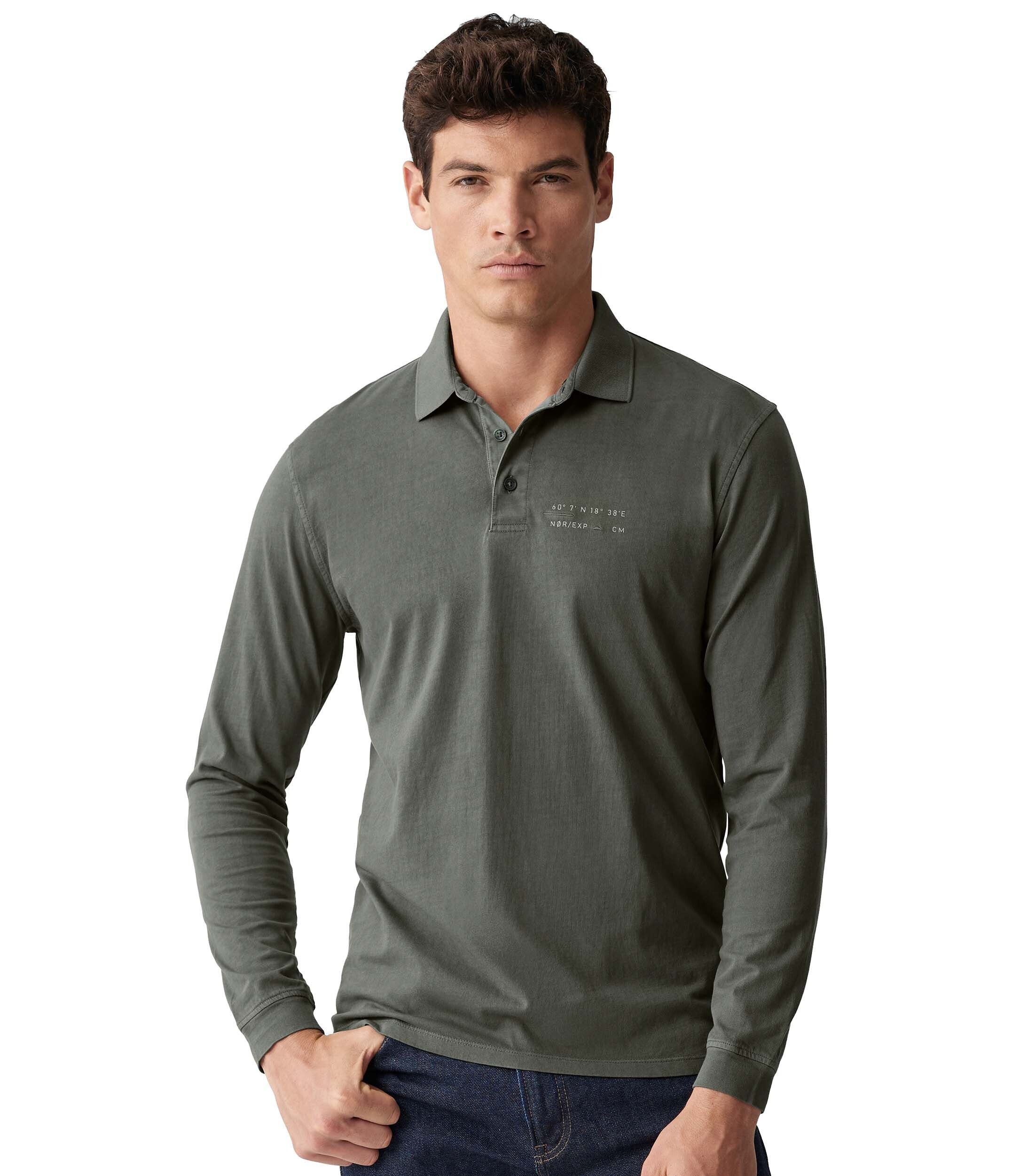 CASAMODA Langarm-Poloshirt CASAMODA Polo-Shirt Langarm uni günstig online kaufen