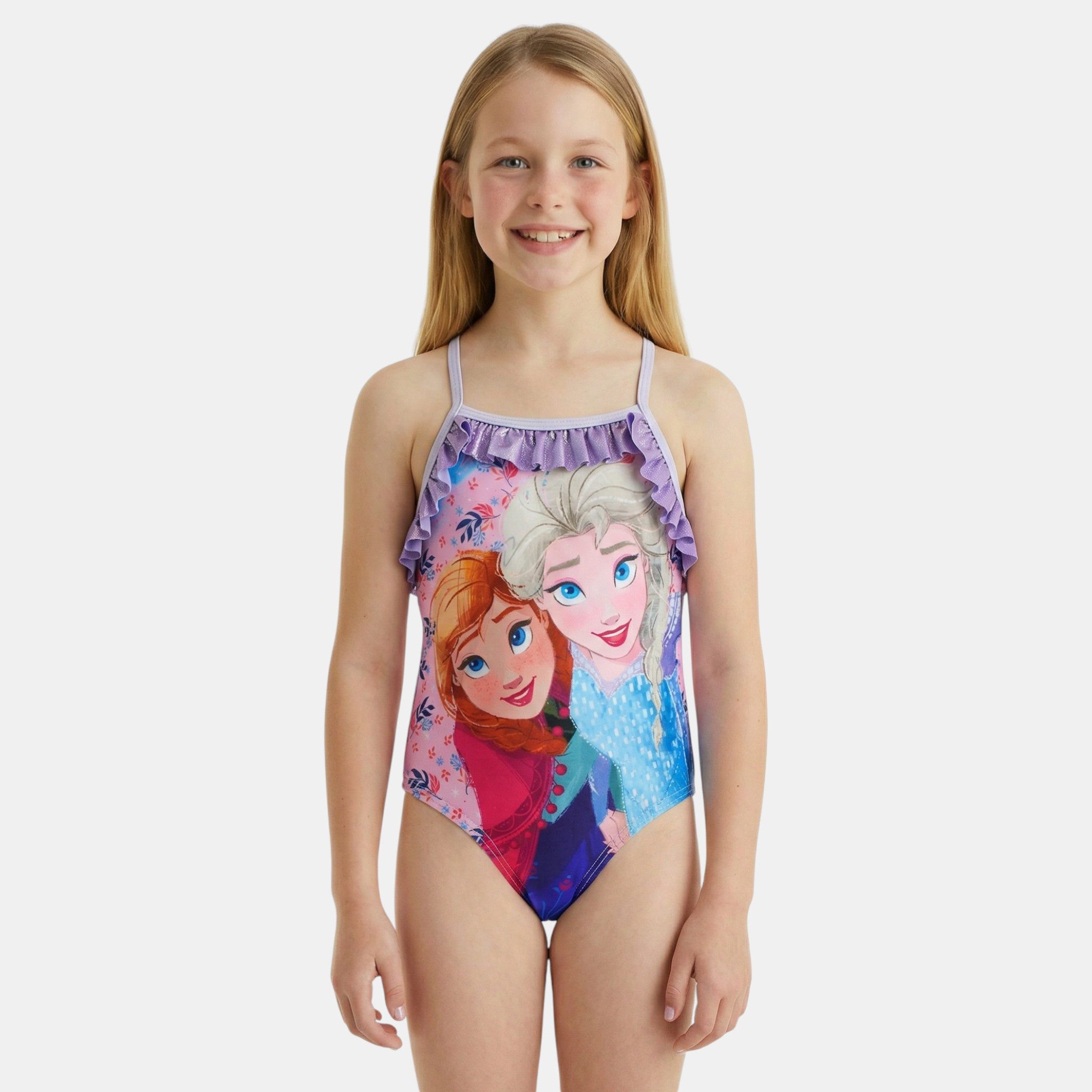 Disney Frozen Badeanzug FROZEN Die Eiskönigin Mädchen Kinder 2 Teile Mädchenbadeanzug