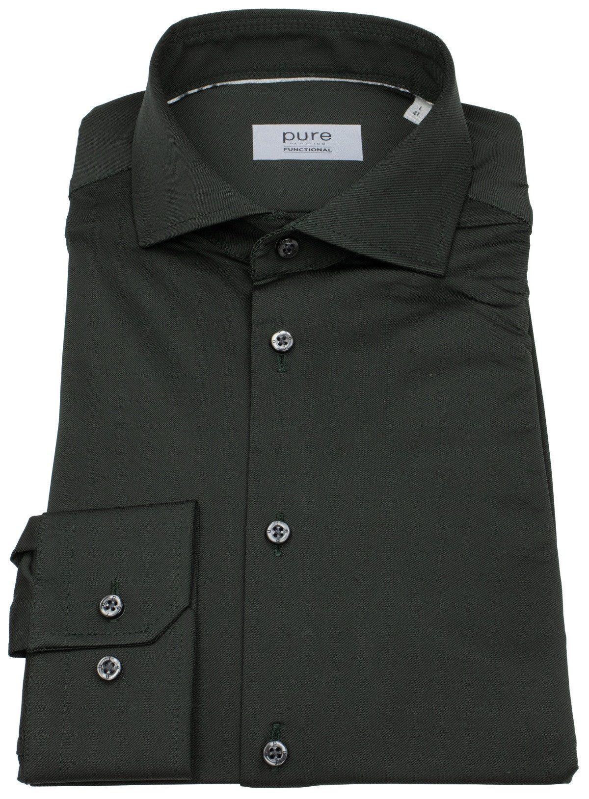 Pure Businesshemd Slim Fit stark tailliert Haifischkragen