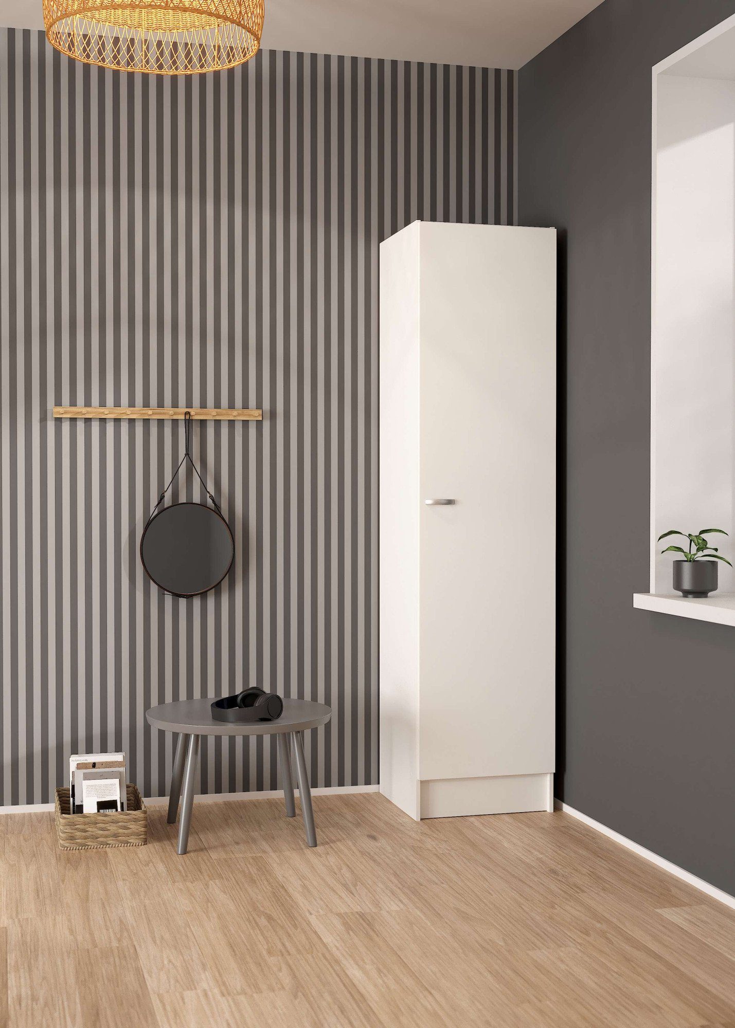INOSIGN Drehtürenschrank "Focus, Kleiderschrank, Stauraum" 1 Tür, 4 Einlege günstig online kaufen