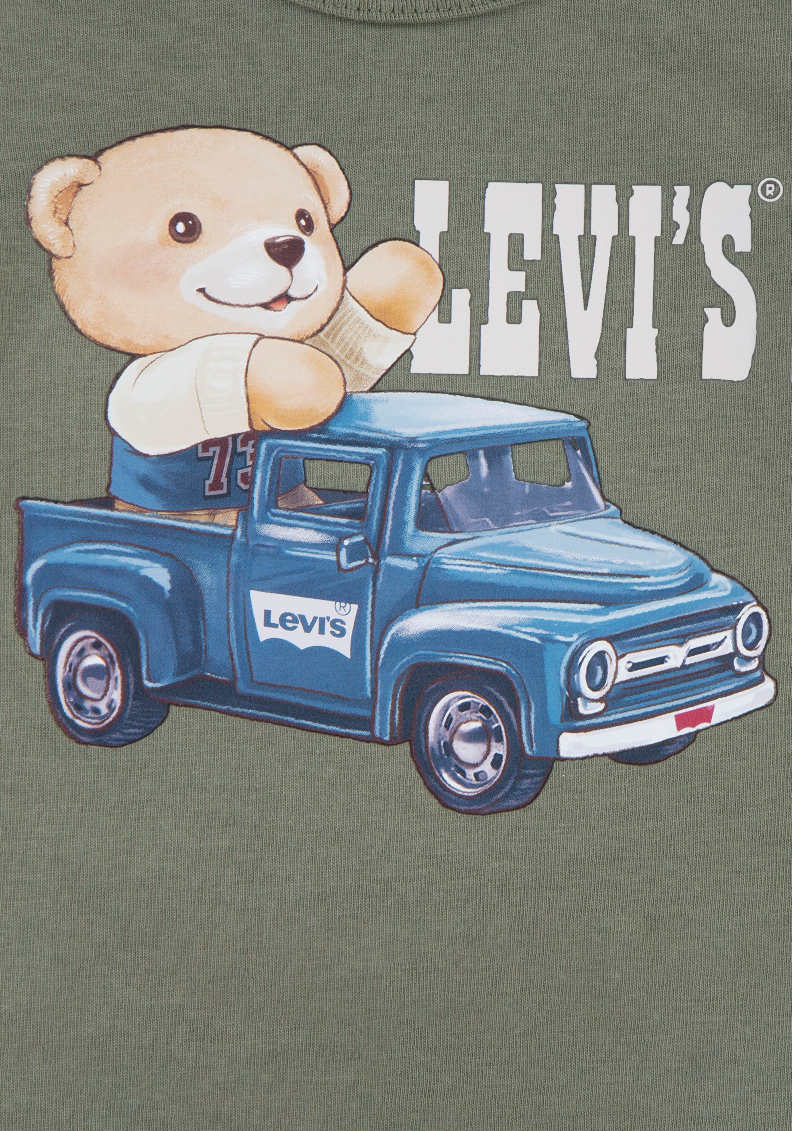 Levi's® Kids Body & Hose LVB TRUCKER, TEE,JOGGER (3-tlg) und Jeansjacke, for Boys – Bild 4 von 5