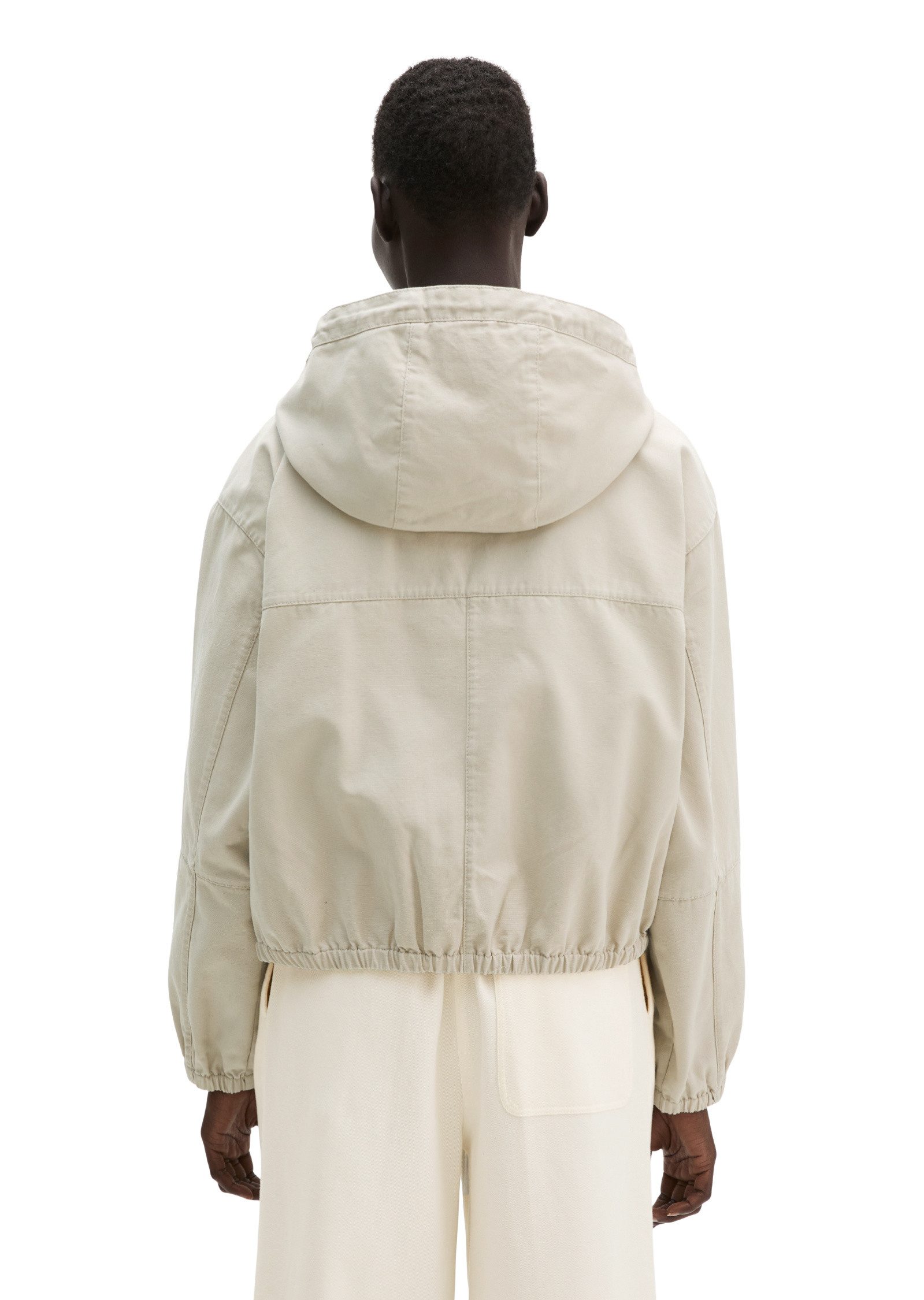 Marc O'Polo Outdoorjacke aus gepeachtem Baumwoll-Canvas