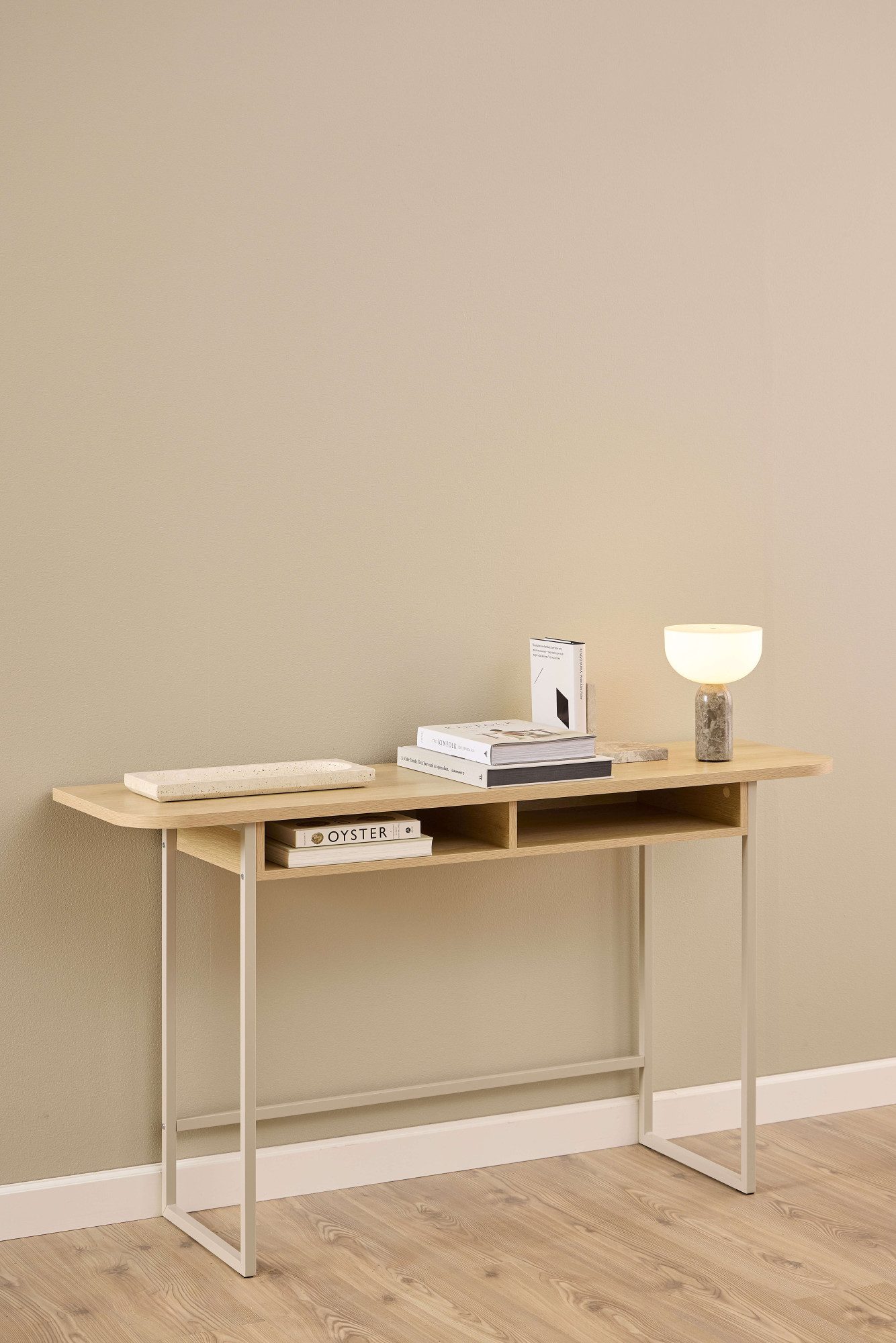 ACTONA GROUP Konsolentisch Darlington, Tisch,Eiche,grau,140x40x77cm