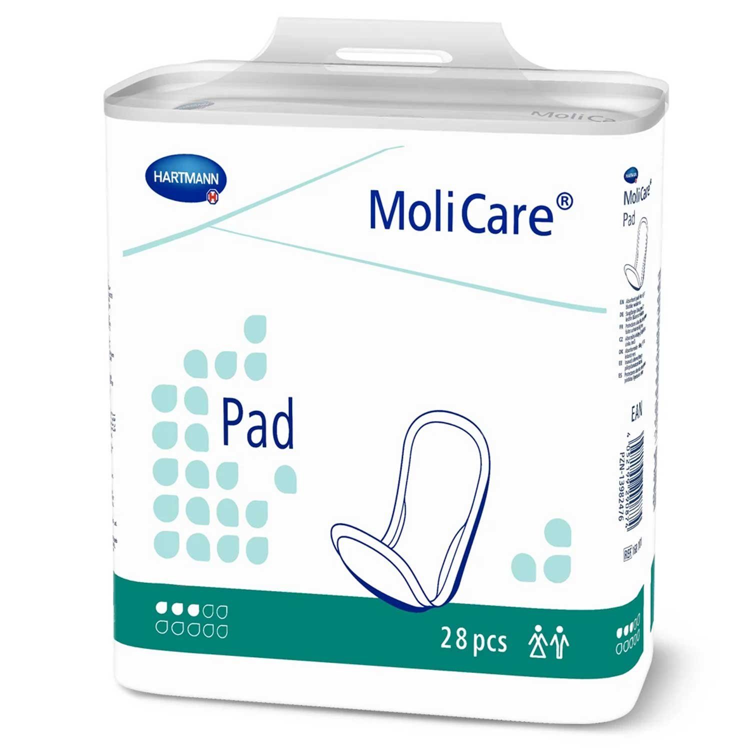 PAUL HARTMANN AG Inkontinenz-Einlage MoliCare® Pad - 3 Tropfen 6 x 28 Stück, 168-St.
