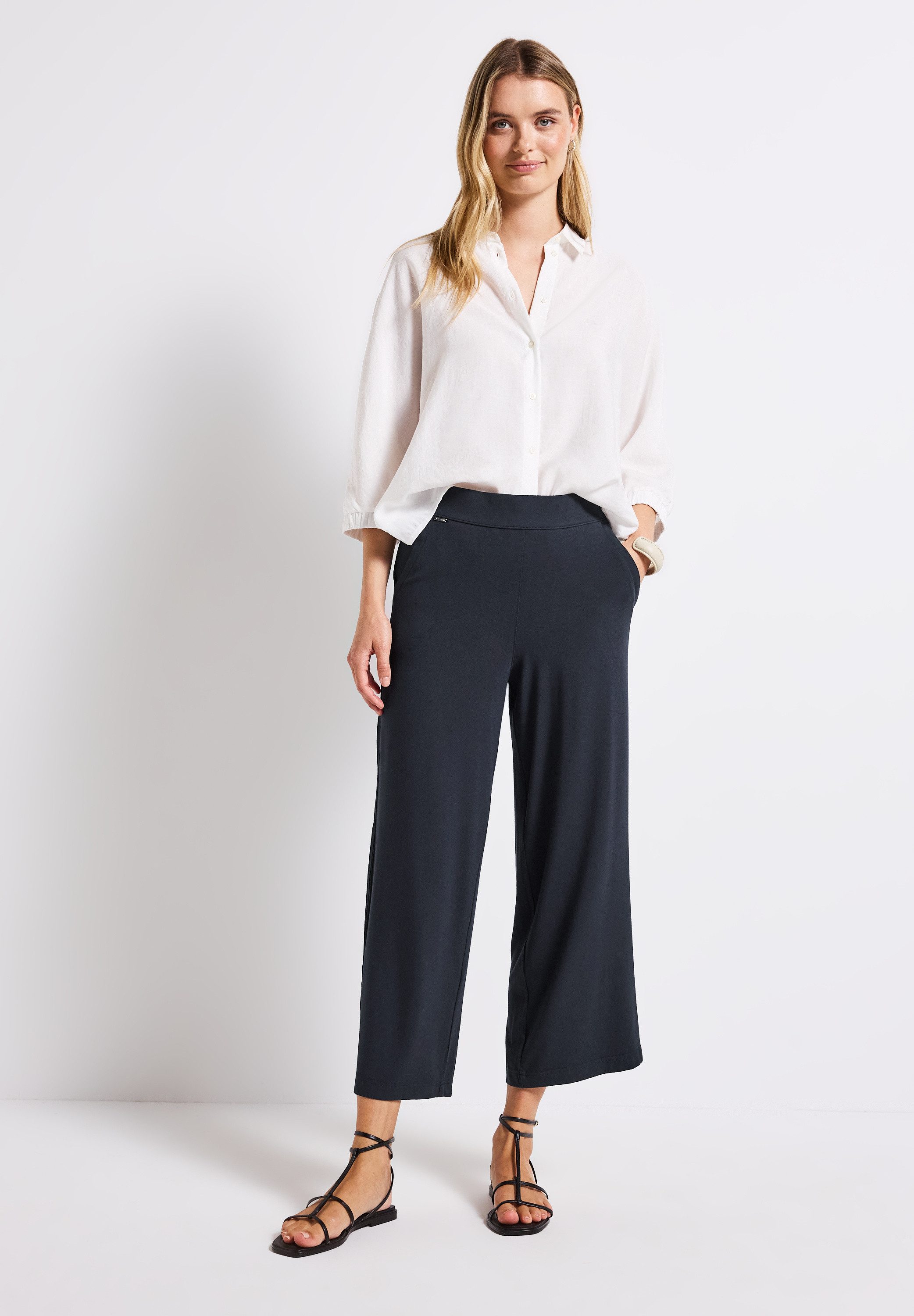 STREET ONE Stoffhose Style EMEE Sommerhose 7/8-Länge und seitliche Taschen