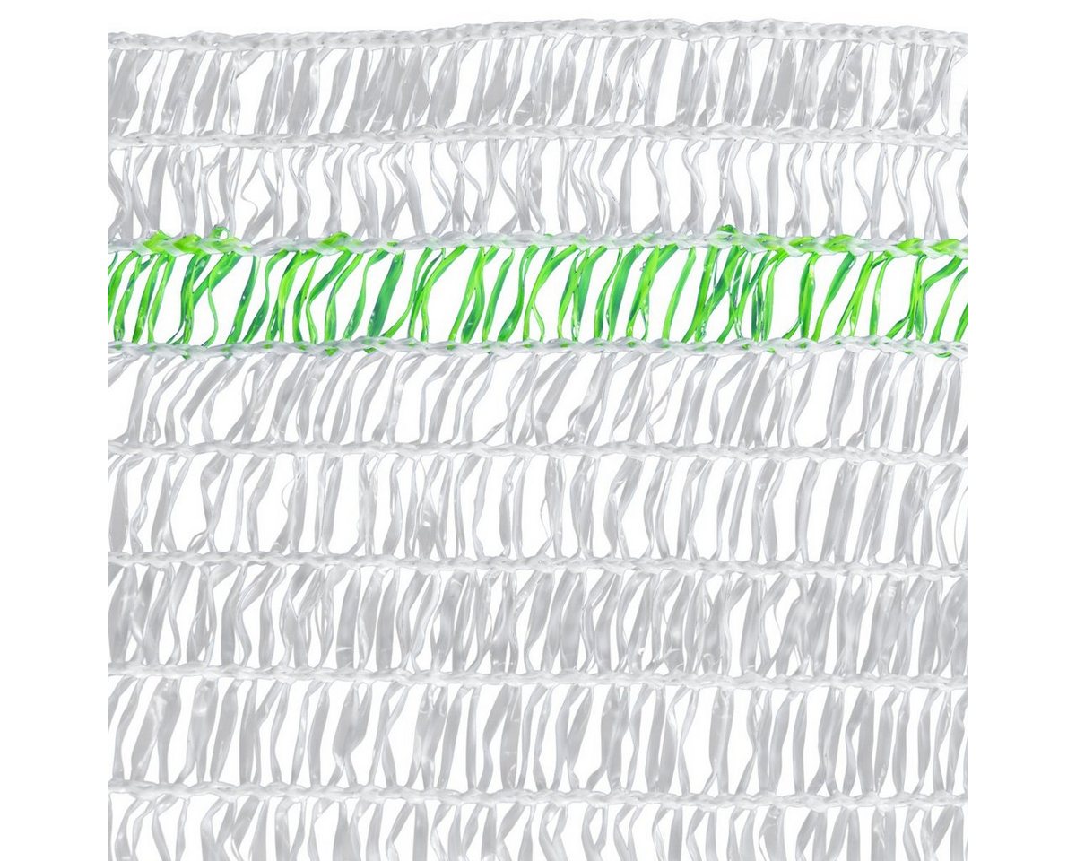Thumbnail - HaGa Schutznetz Schattiernetz 60% 3m Br (Meterware) weiß, BxL: 3x1 m, (Gewebegewicht ca. 60 g/m², 60 % Schattierwirkung,...