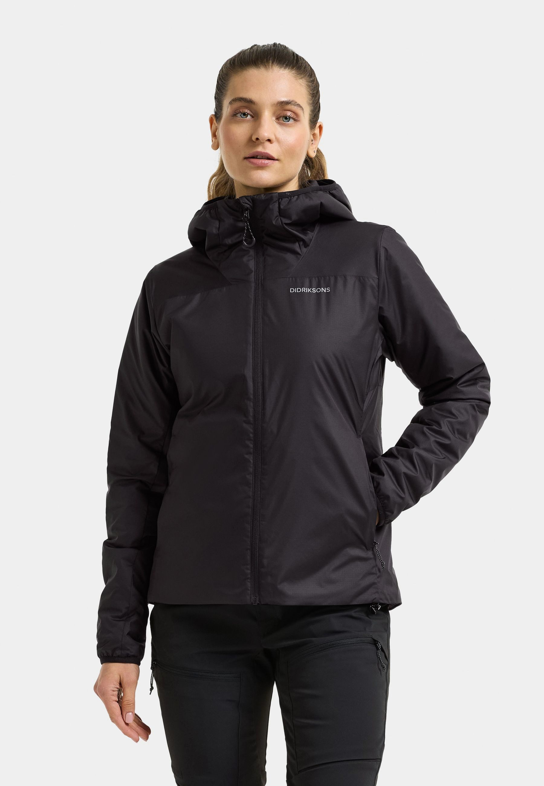 Didriksons Outdoorjacke Damen Leichte Thermojacke KARIX mit Kapuze mit Taschen