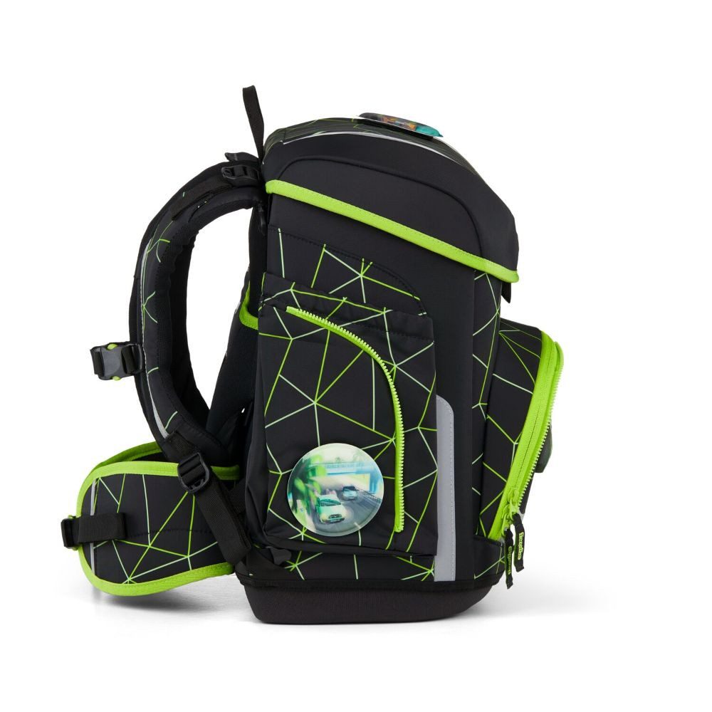 ergobag Schulranzen Cubo (inkl. Etui (befüllt), Schlamperrolle, Sportbeutel und Kletties, 5tlg)