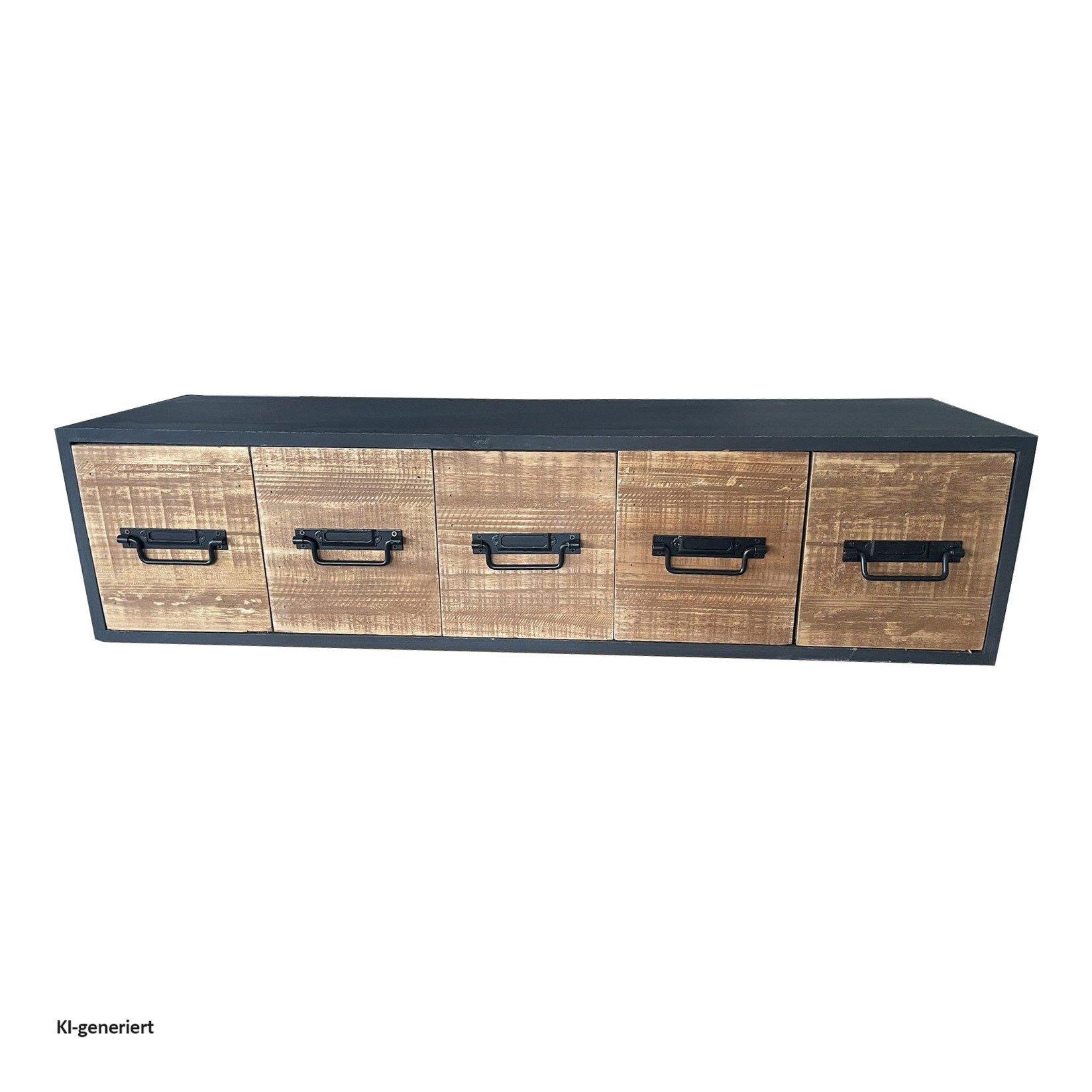 HTI-Living Wandboard Wandregal Ingrid Industrial Stil mit 5 Schubladen und Ablagefläche, Stück 1-tlg.