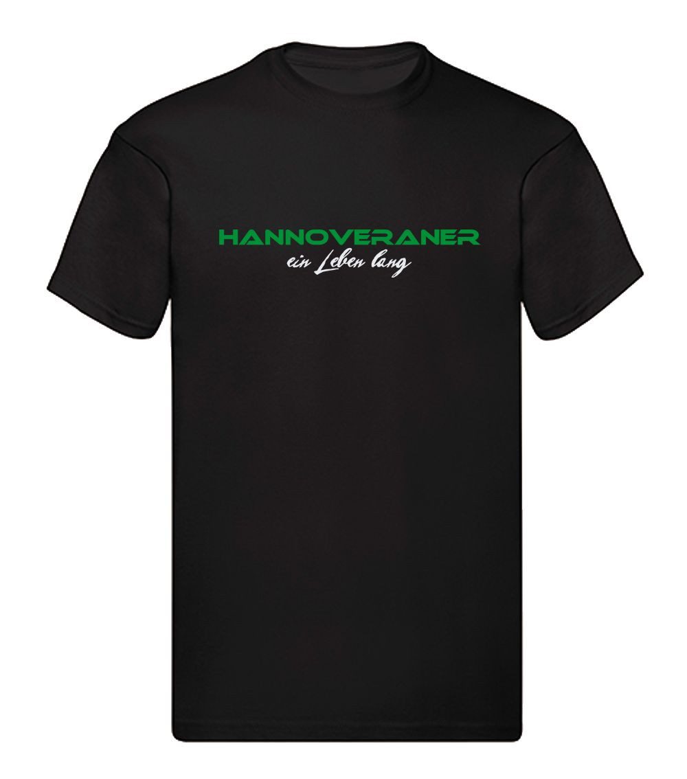 G-graphics T-Shirt Hannoveraner ein Leben lang (1-tlg) Herren T-Shirt mit einem Motiv für den echten Fan