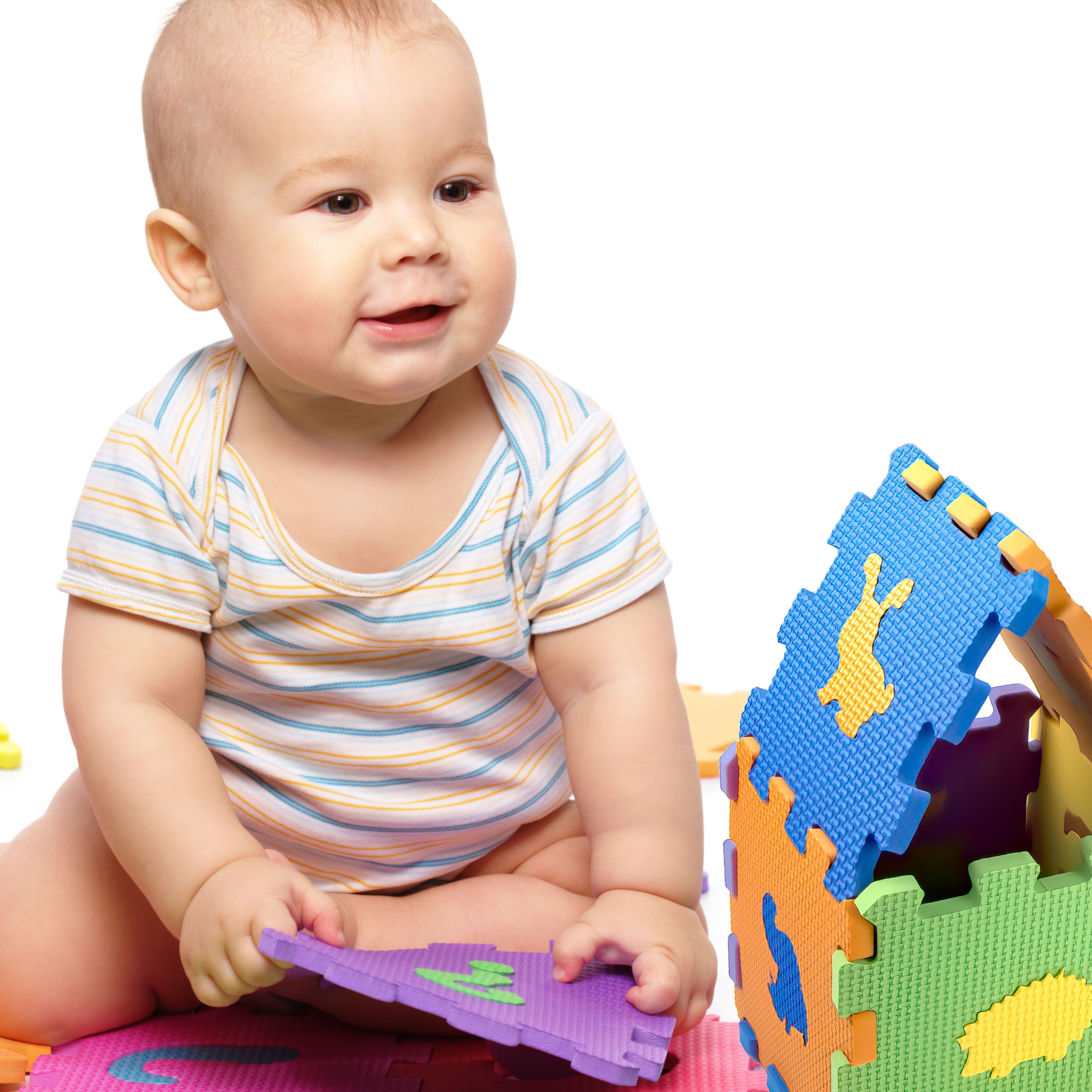 all Kids United Bodenmatte XXL Kinder-Spielmatte mit Buchstaben & Zahlen – Sicher & Lernspaß (72-St), Buchstaben Spielmatte