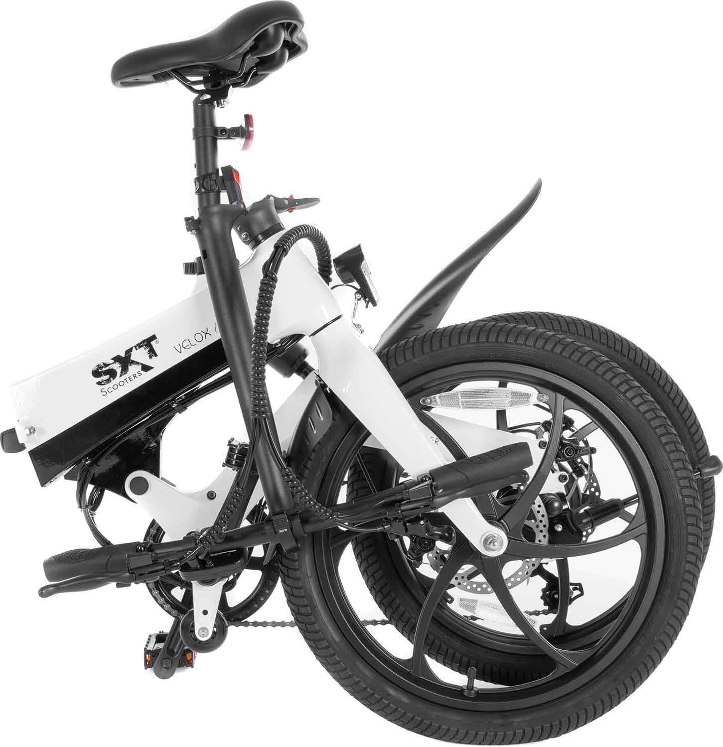 SXT Scooters Akku E-Bike Heckmotor, 280,8 MAX, Wh Gang, 6 Velox