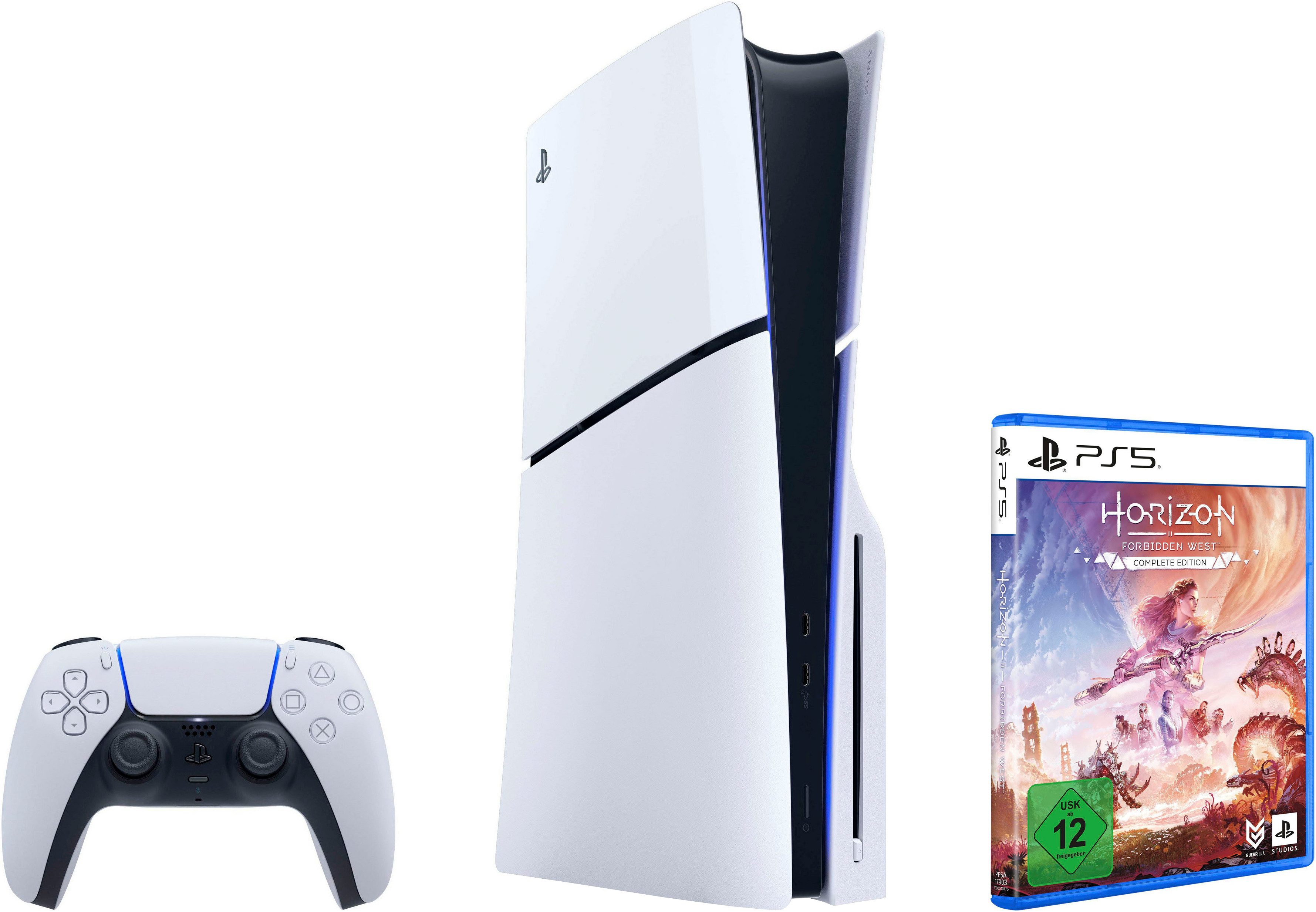 PlayStation 5 PS5 Disk (Slim) + Horizon Forbidden West Complete Edition