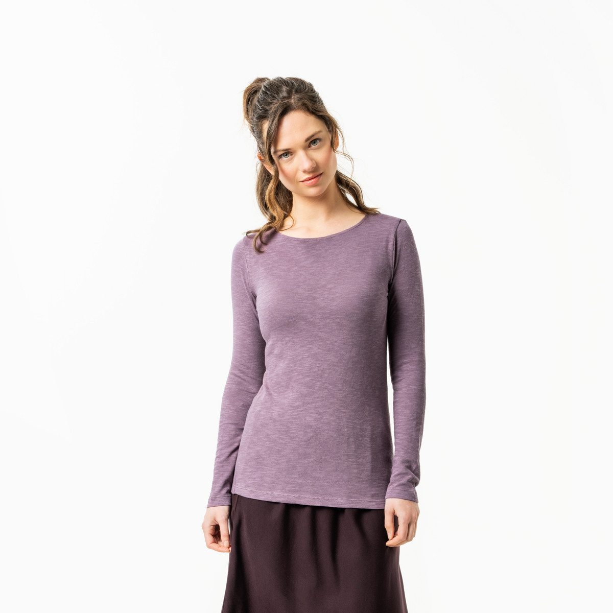 LIVING CRAFTS Langarmshirt SINIA GOTS zertifiziert