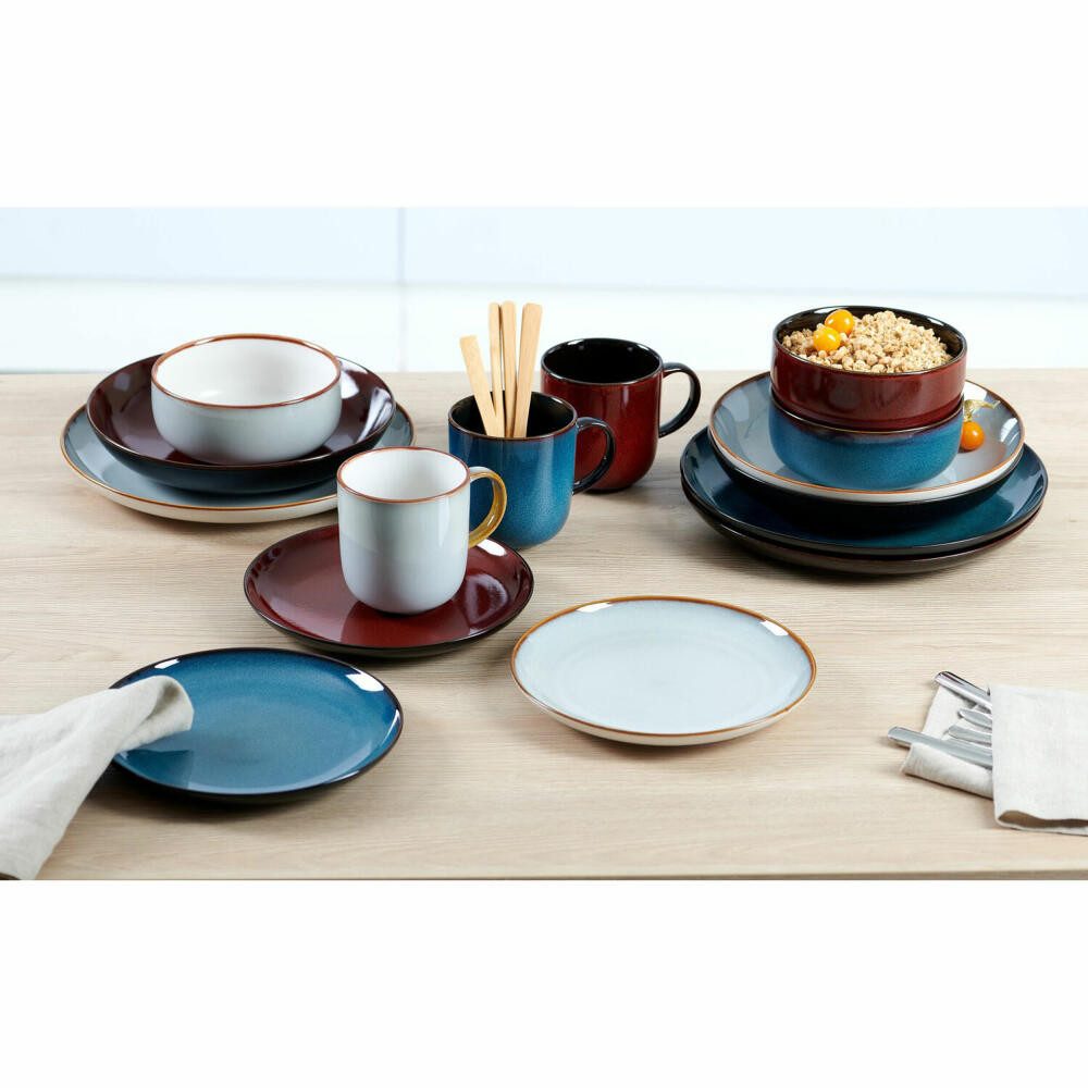 Ritzenhoff & Breker Schale Bali Blau Ø 14.5 cm, Steinzeug