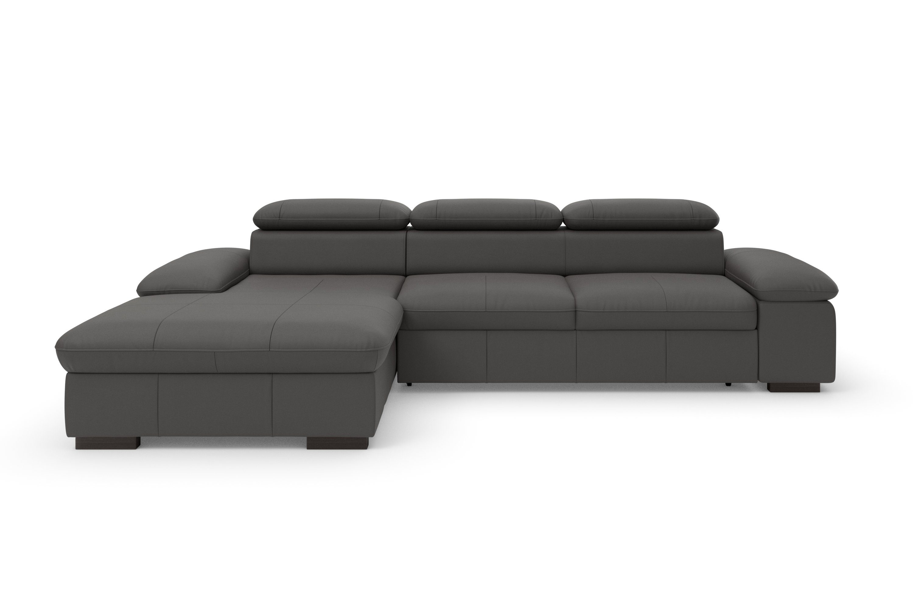 Home affaire Ecksofa "Alberto L-Form" mit Kopfteilverstellung, wahlweise mi günstig online kaufen