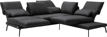 SCHÖNER WOHNEN-Kollektion Ecksofa L-Form, Drehsitz-Funktion, USB-Anschluss, Armlehnfunktion, Rückenverstellung