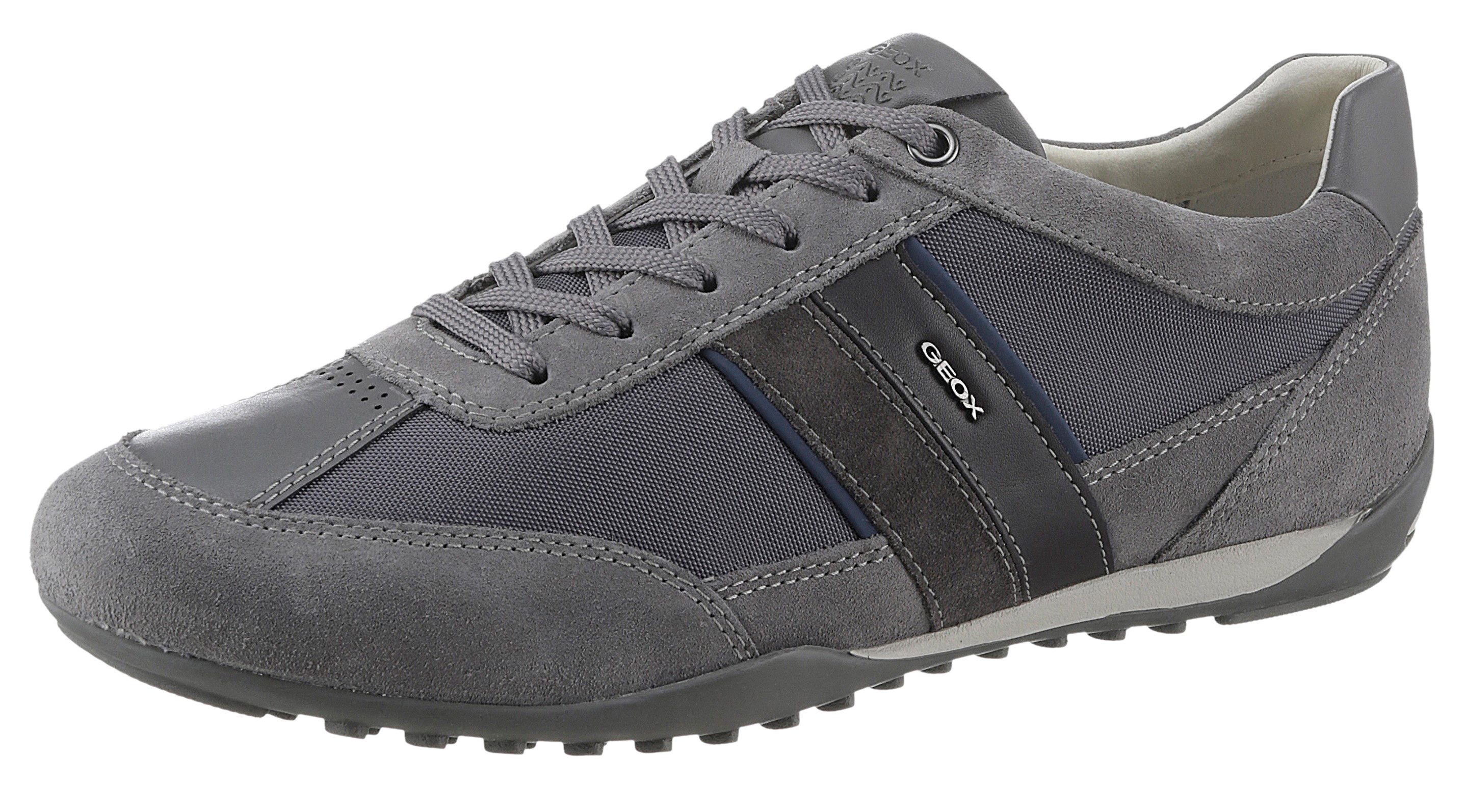 Geox U WELLS C Sneaker Casual Schuh, Schnürschuh mit Logoverzierung günstig online kaufen