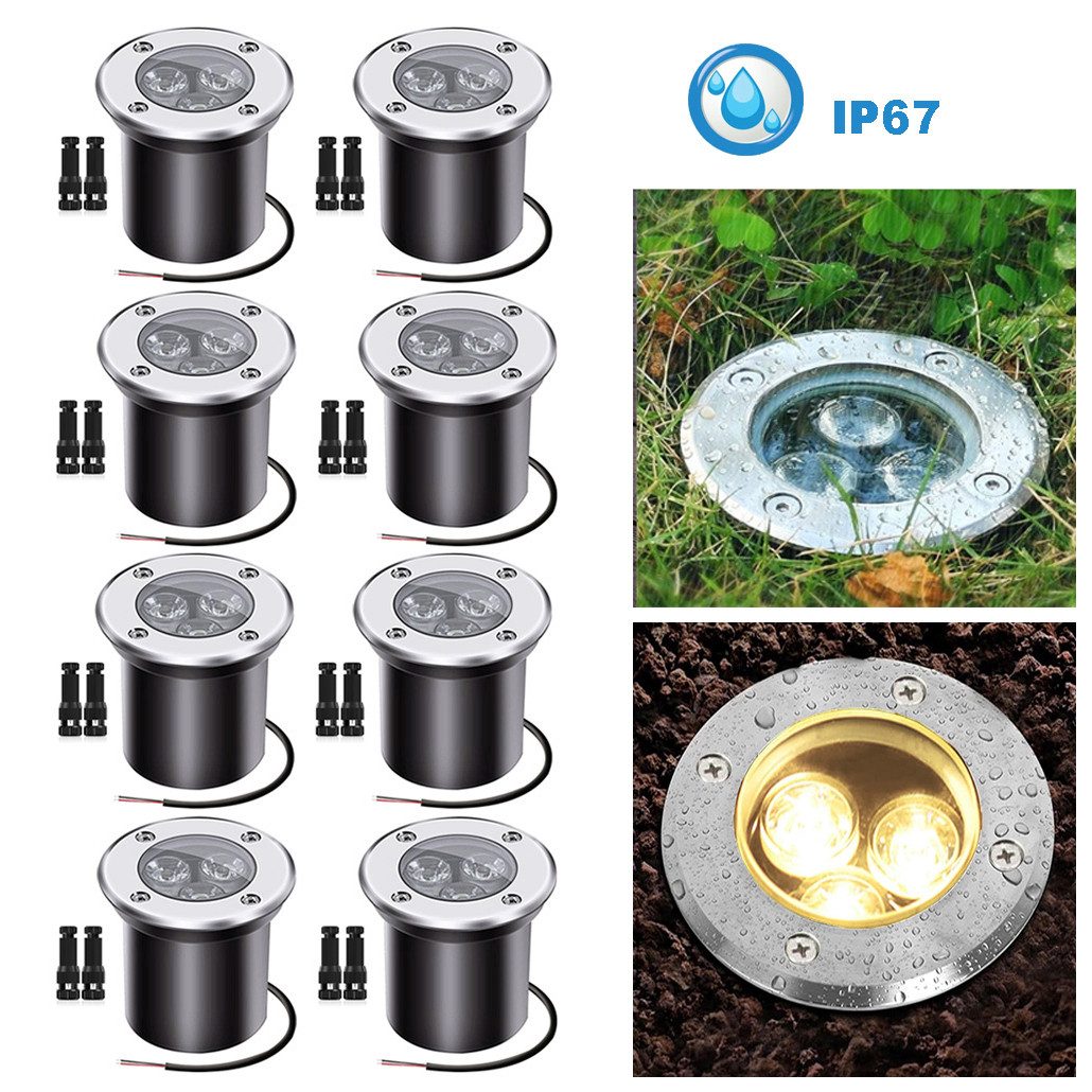 Jibenhome LED Gartenstrahler Bodenstrahler Außen Wasserdicht günstig online kaufen