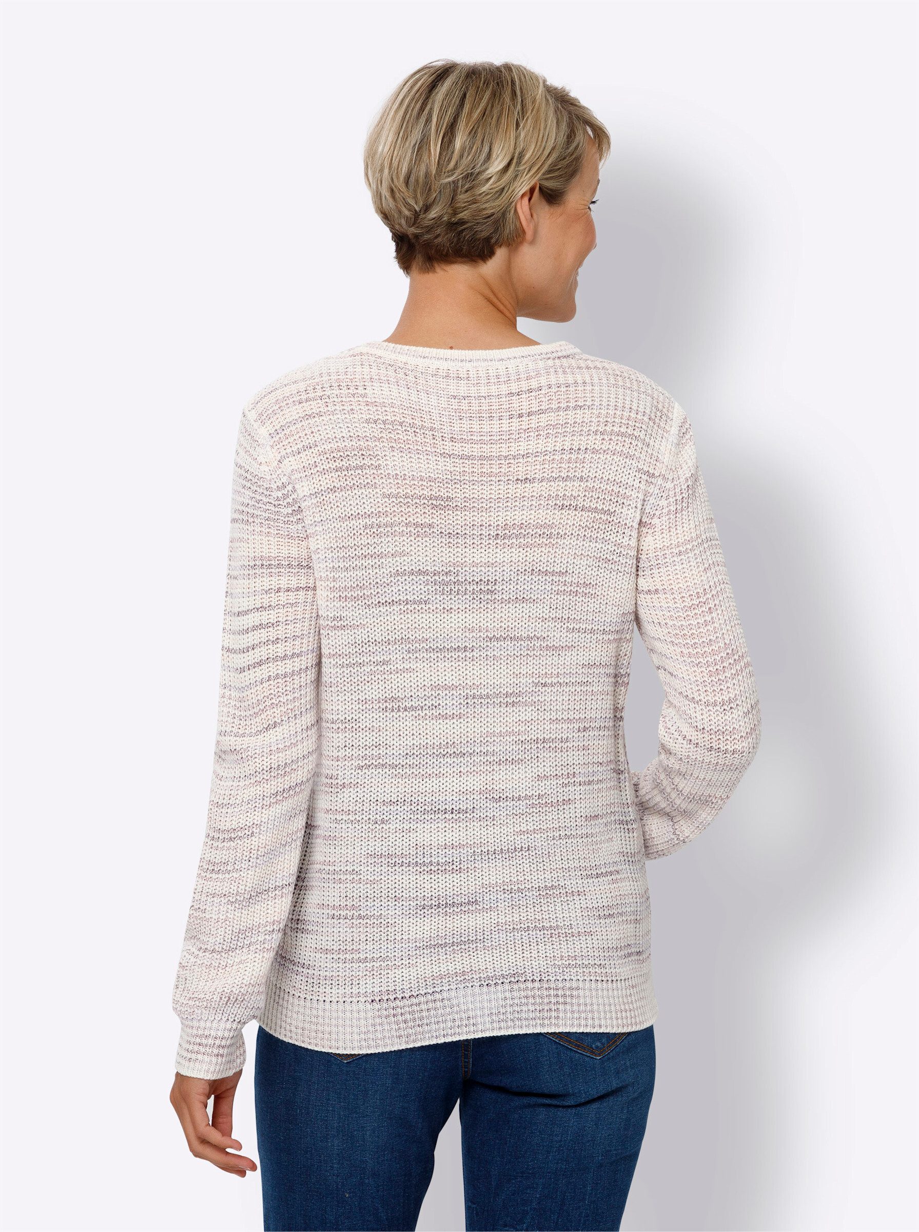 Sieh an! Strickpullover Rundhalspullover . günstig online kaufen