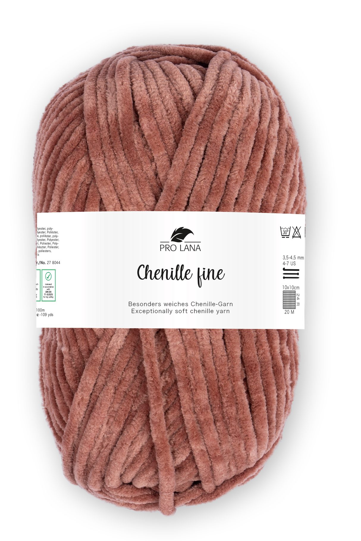 Pro Lana Pro Lana CHENILLE fine 50 g besonders weiches Chenille Garn 100 m Häkelwolle, 100 m (besonders feines, weiches Garn, ideal für kuschelige und hautnahe Projekte), 50 g