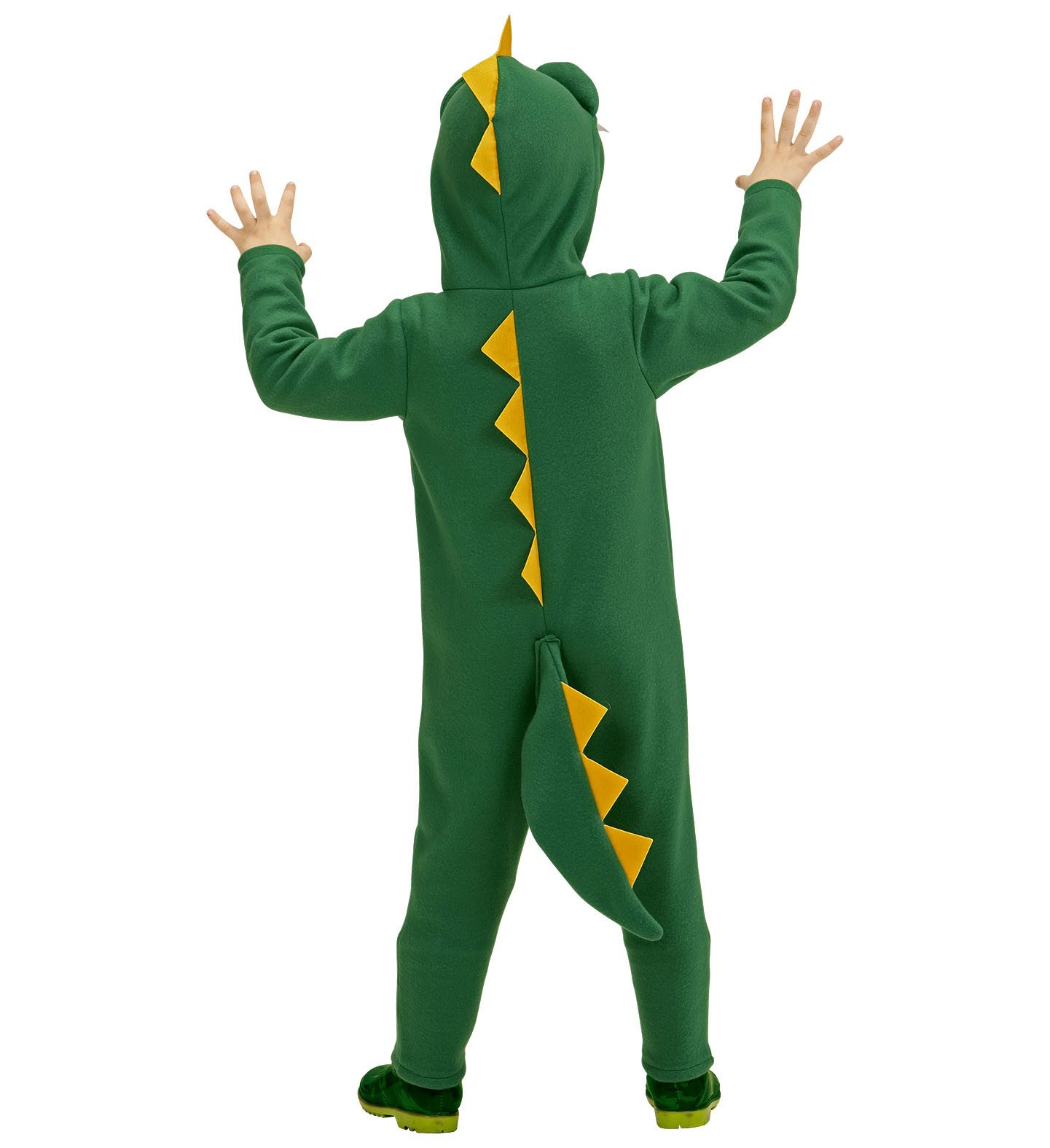 Widmann S.r.l. Kostüm Grüner Drache Kinderkostüm, Grün Gelb - Overall