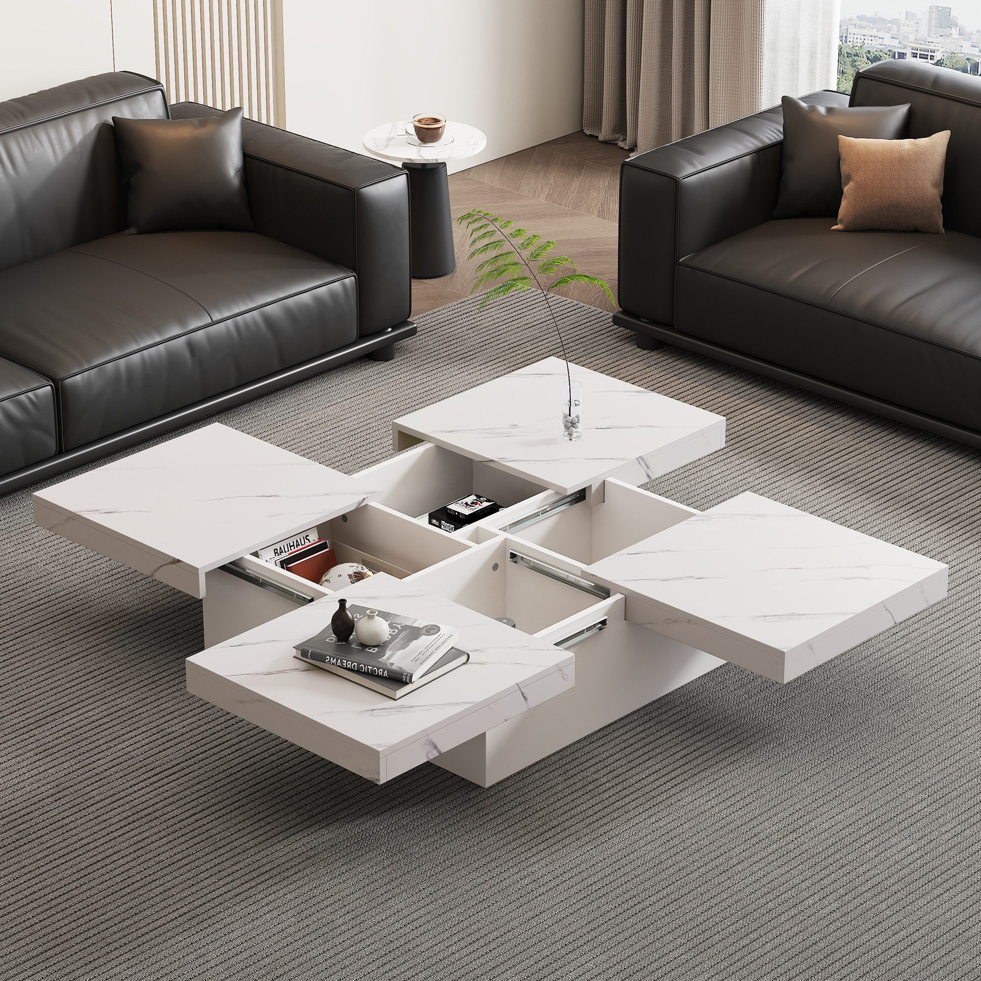 HAUSS SPOLE Couchtisch Quadratischer Couchtisch mit günstig online kaufen