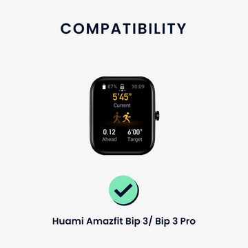 kwmobile Uhrenarmband Armband für Huami Amazfit Bip 3 / Bip 3 Pro, Nylon Fitnesstracker Sportarmband Band - Innenmaße von 14 - 22 cm