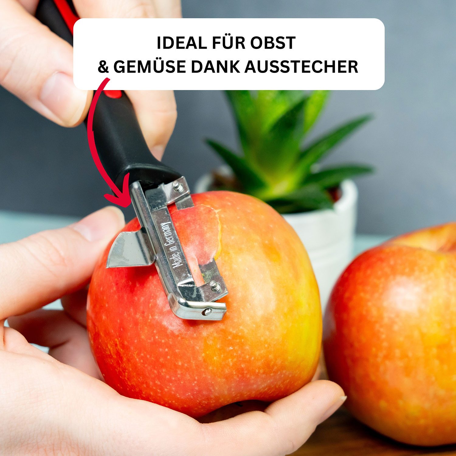 WESTMARK Sparschäler Für Linkshänder, Gentle, Universal-Sparschäler/Pendelschäler – Bild 4 von 5