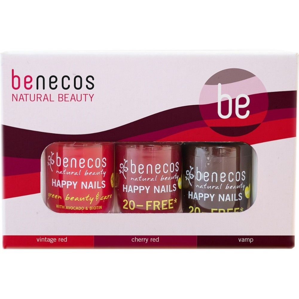 Benecos Pflege-Geschenkset Classic Red - Nagellack Geschenkset