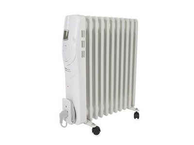 PEREL Ölradiator, 2500 W, Elektro Heizkörper 11 Rippen mobile Elektroheizung leise Heizradiator