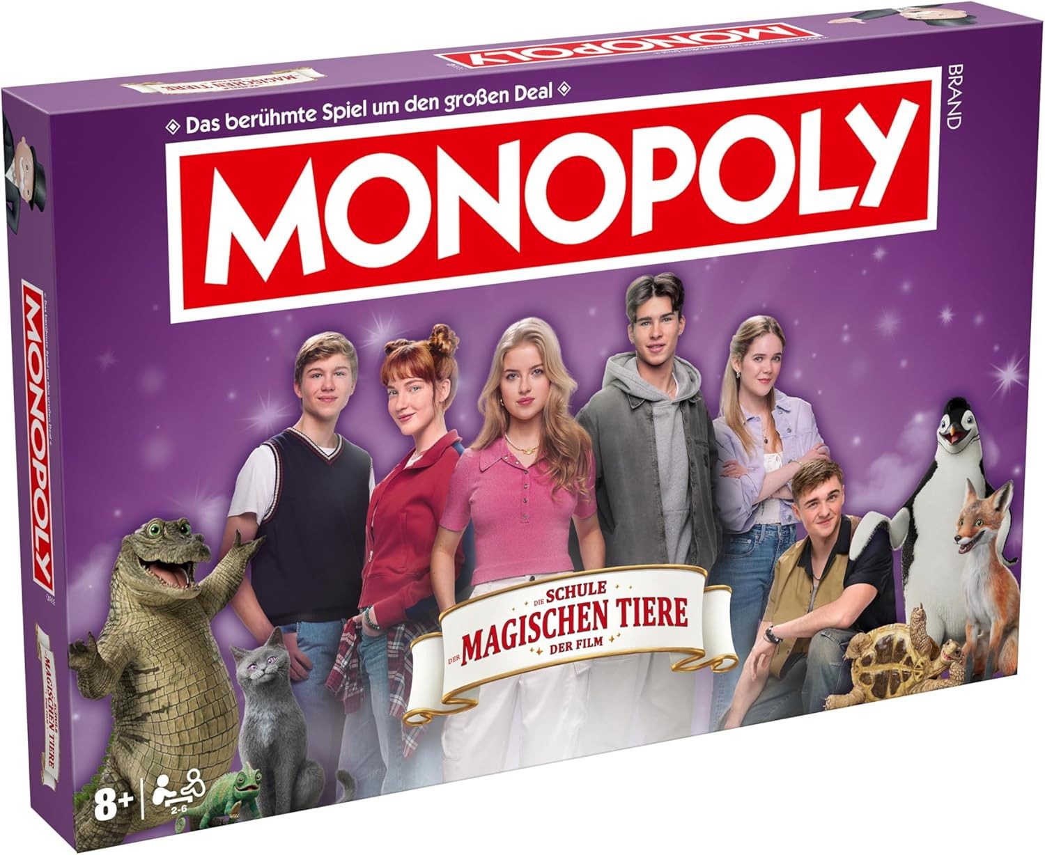 Winning Moves Spiel Monopoly - Schule der magischen Tiere, Brettspiel