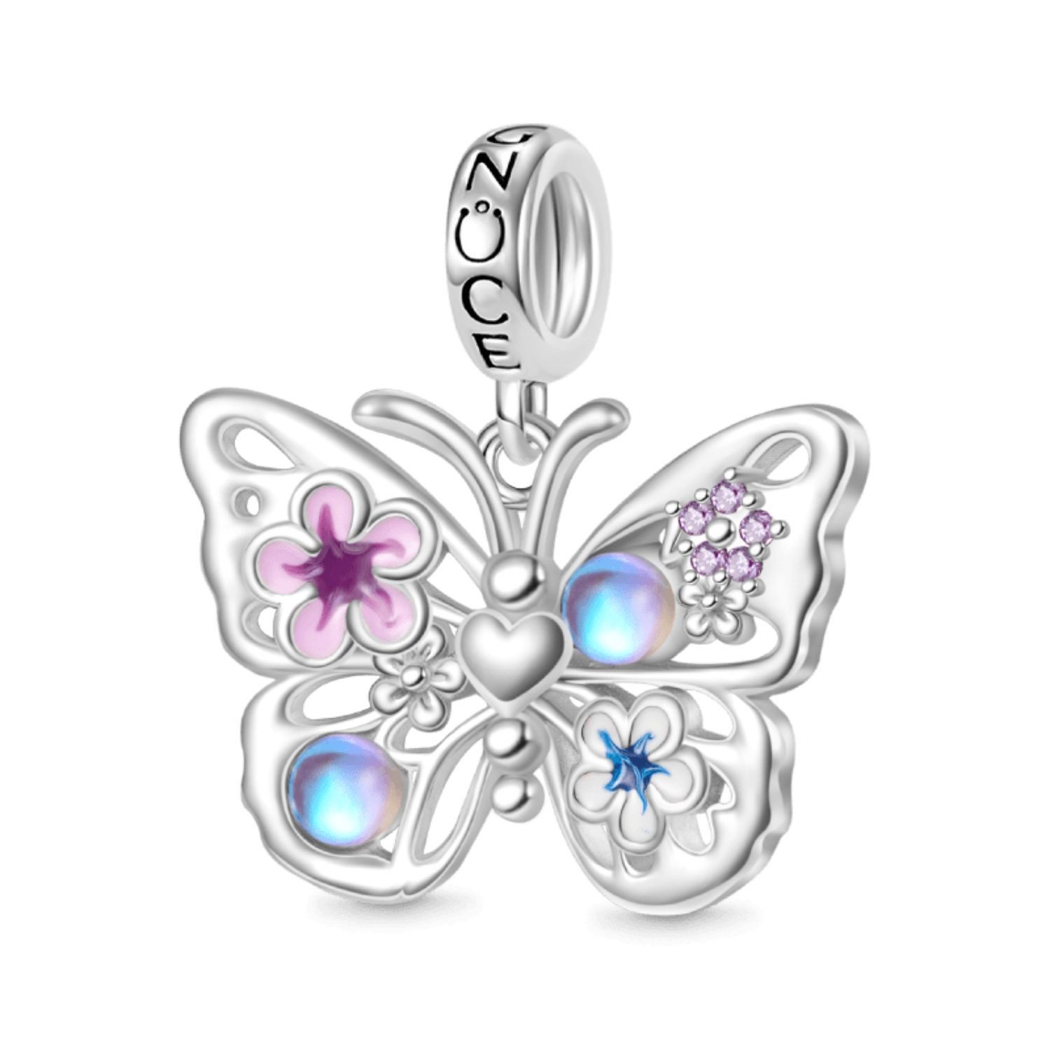 Bead Gnoce Charm Anhänger Schmetterling GOC004