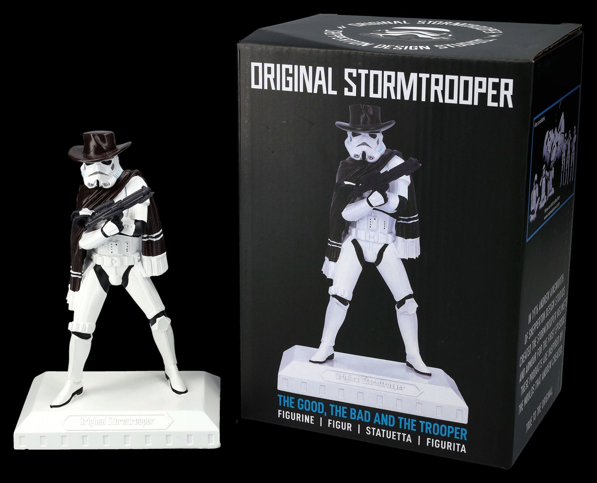 Figuren Shop GmbH Dekofigur Stormtrooper Figur - The Good The Bad The Trooper - Fantasy Sci-Fi