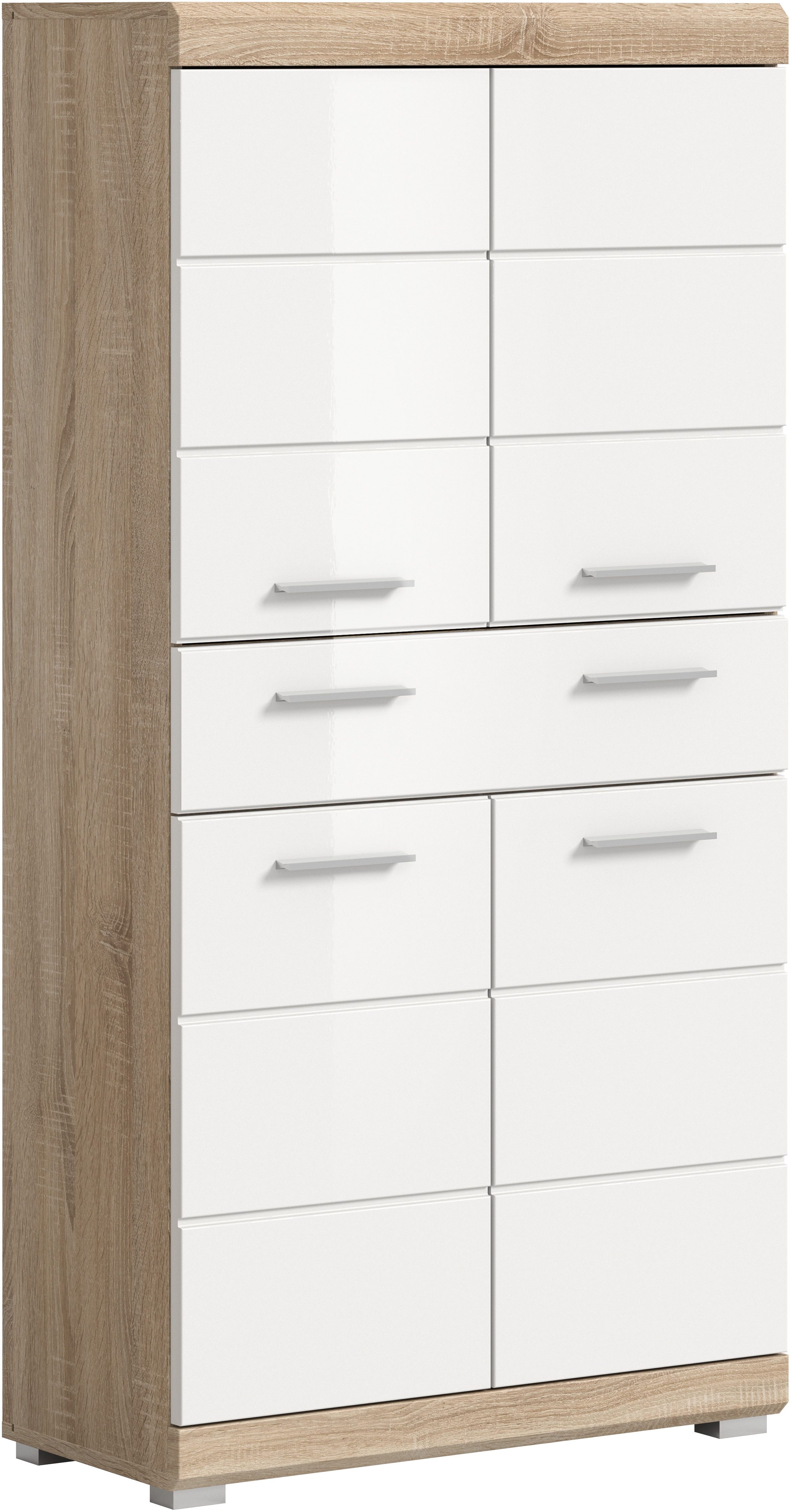INOSIGN Midischrank SIENA, Breite 74cm, 4 Türen, 1 Schubkasten, 4 Fächer, M günstig online kaufen