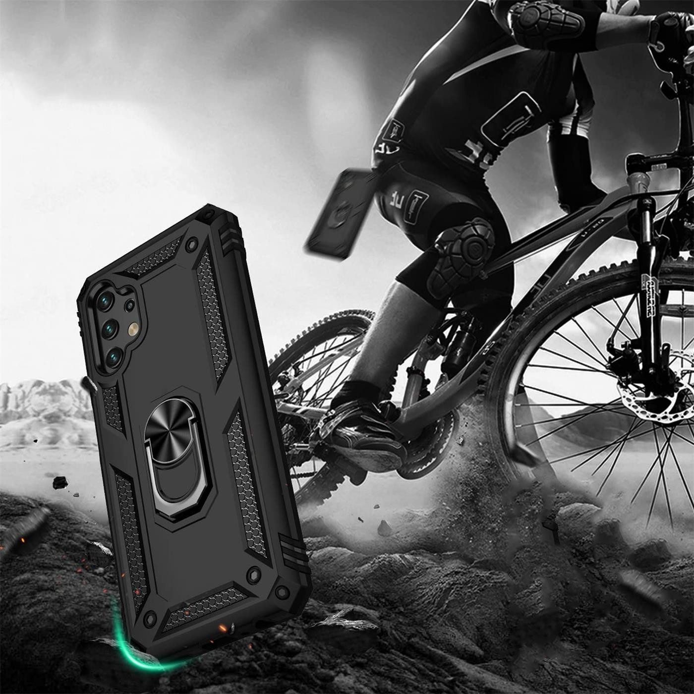 CoolGadget Handyhülle Armor Shield Case für Samsung Galaxy A32 5G 6,5 Zoll, Outdoor Cover mit Magnet Ringhalterung Handy Hülle für Samsung A32 5G – Bild 5 von 5