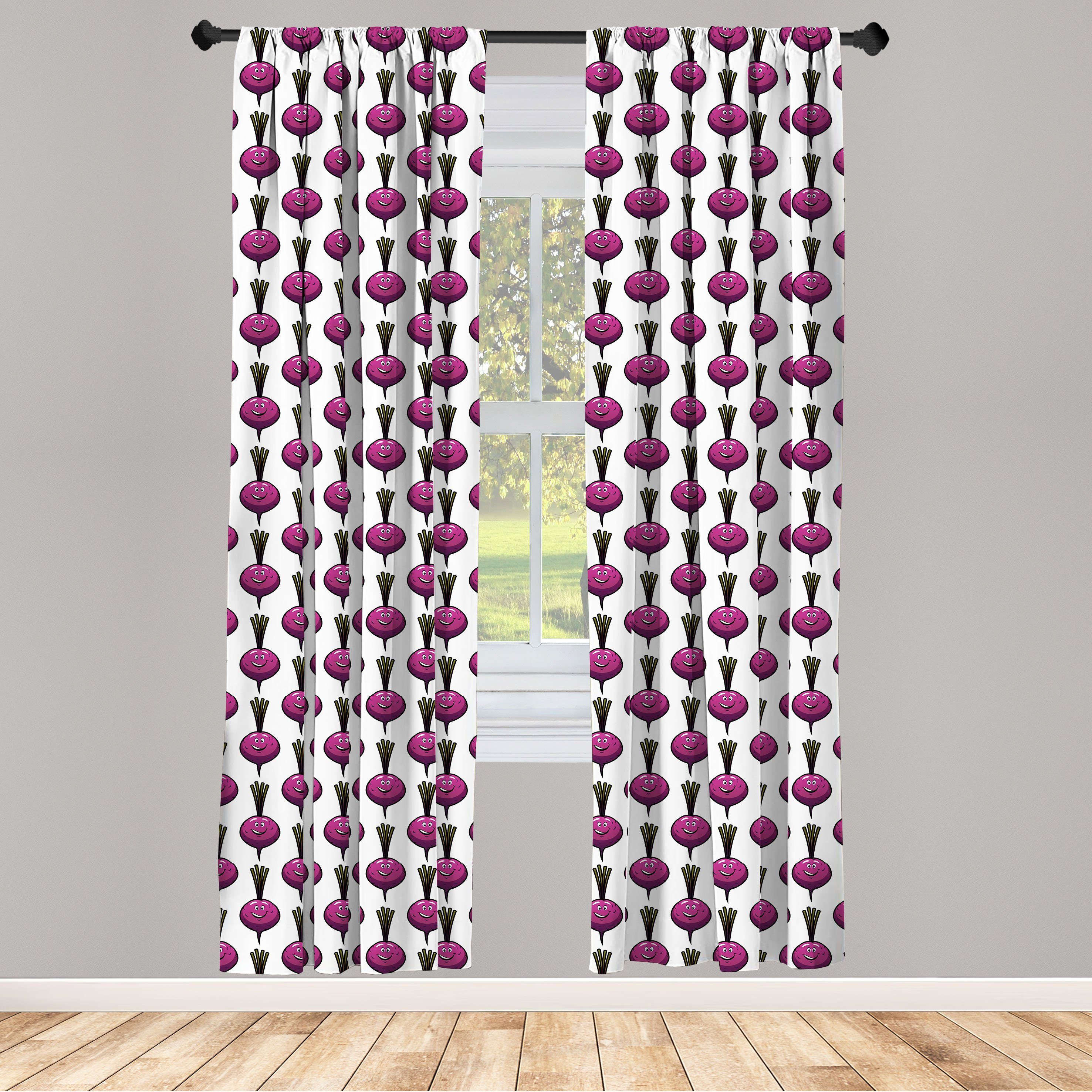 Natur-Kunst Menschliches Dekor, wie Schlafzimmer Abakuhaus, für Gardine Microfaser, Vorhang Beet lila Wohnzimmer
