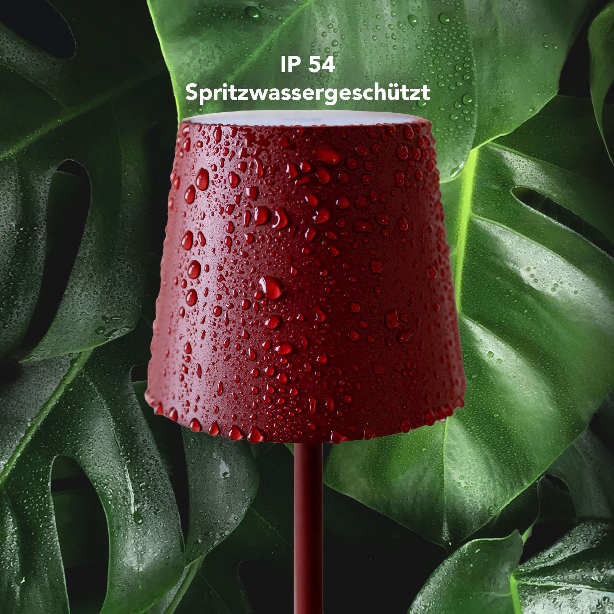 SARAZ Lights LED Stehlampe - Akku Stehleuchte Gaia, LED fest integriert, wiederaufladbar