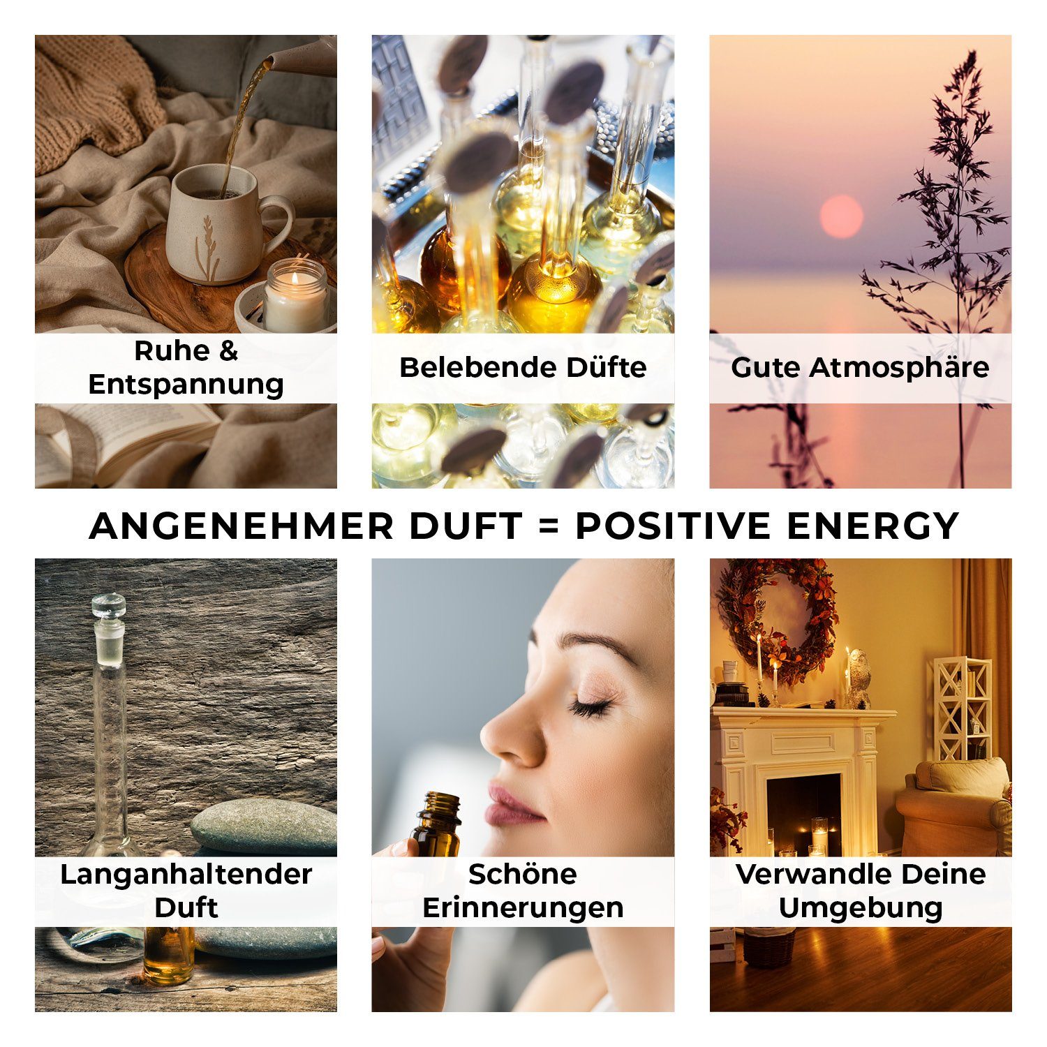 pajoma® Raumduft-Nachfüllflasche Fresh Linen, 500 ml, Nachfüller für Raumduft-Behälter