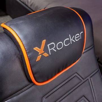 X Rocker Multimediasessel Sentinel 4.1 Audio Floor Rocker Gaming Bodensessel mit 4.1 Soundsystem