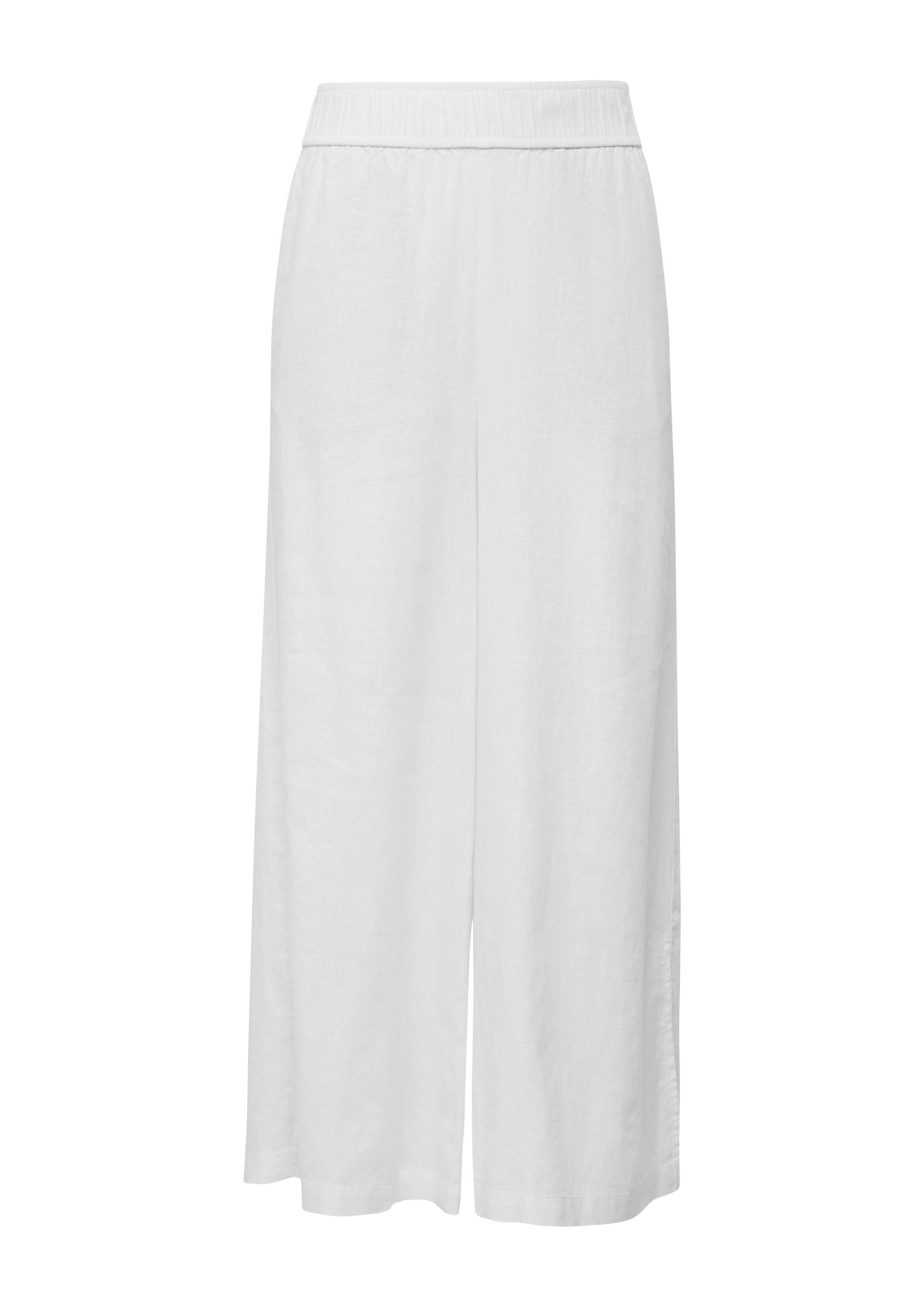 comma 7/8-Hose Hose Leichte Culotte aus Leinenmix mit Schlitzen günstig online kaufen