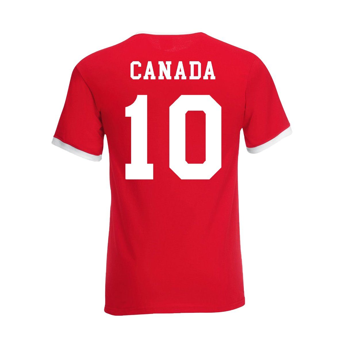 Youth Designz T-Shirt Kanada Herren Shirt im Fußball Trikot Look mit trendigem Frontprint
