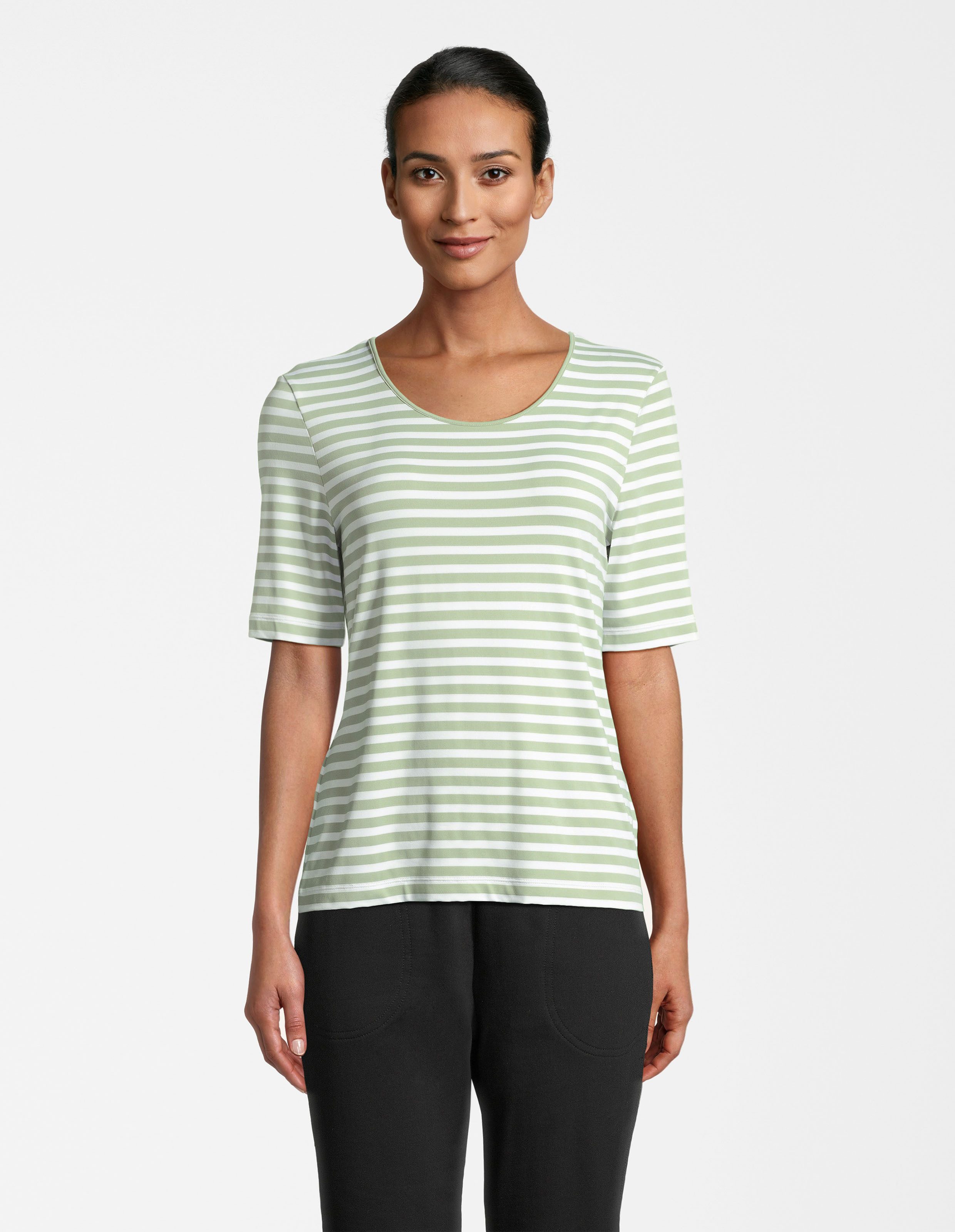 Joy Sportswear T-Shirt ALLISON mit eingesetzten Ärmeln, gerader Rumpfabschluss, ohne Verschluss