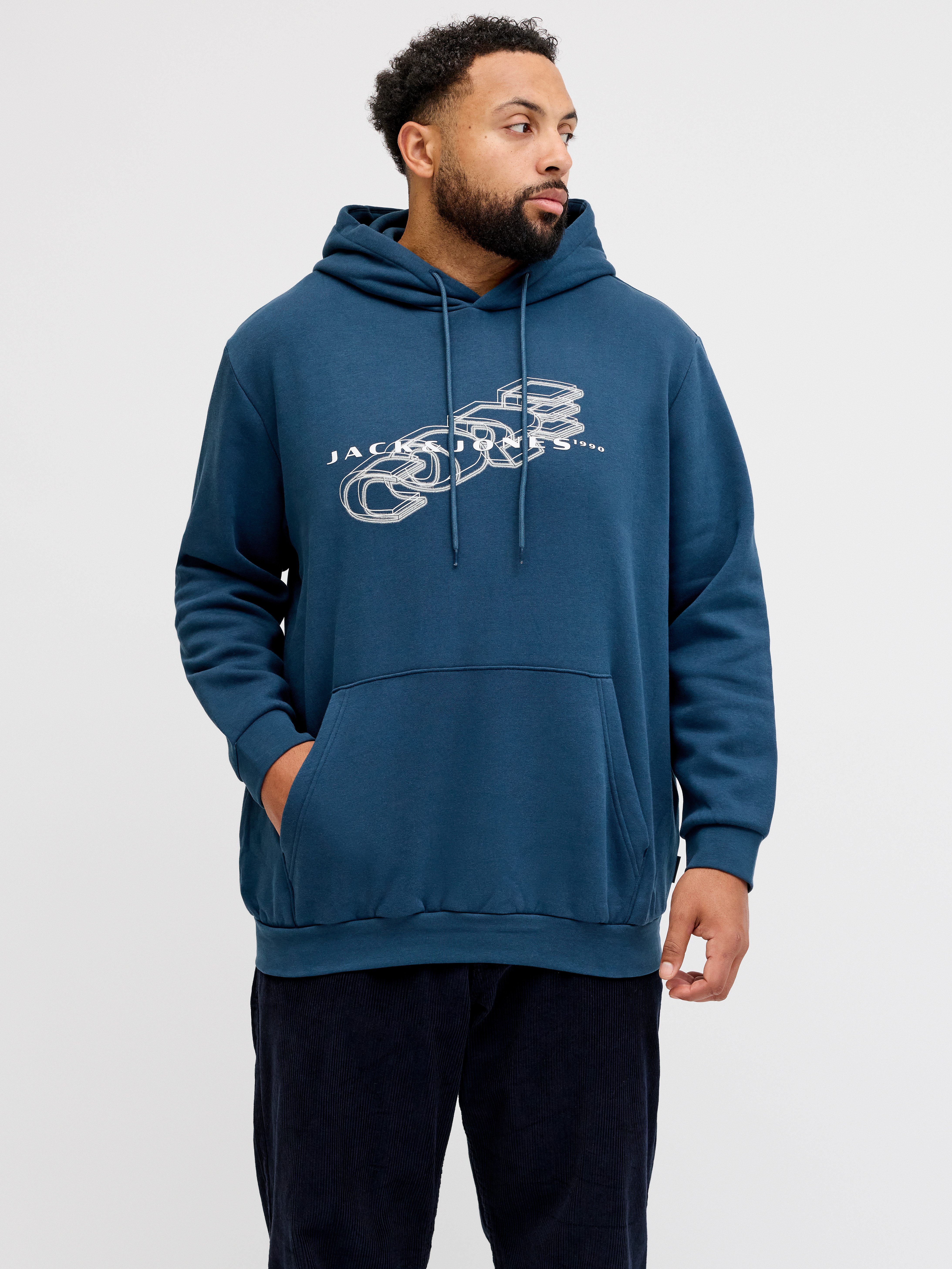 Jack & Jones PlusSize Kapuzensweatshirt JCOFUSION günstig online kaufen
