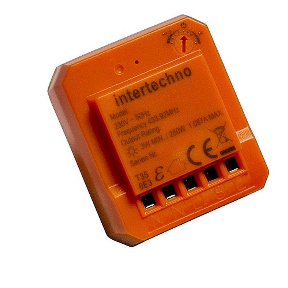 Intertechno Licht-Funksteuerung TASTER, für Schaltkontakte, ITD-251 Einbaudimmer 1-tlg. Modul Funk-Mini 1