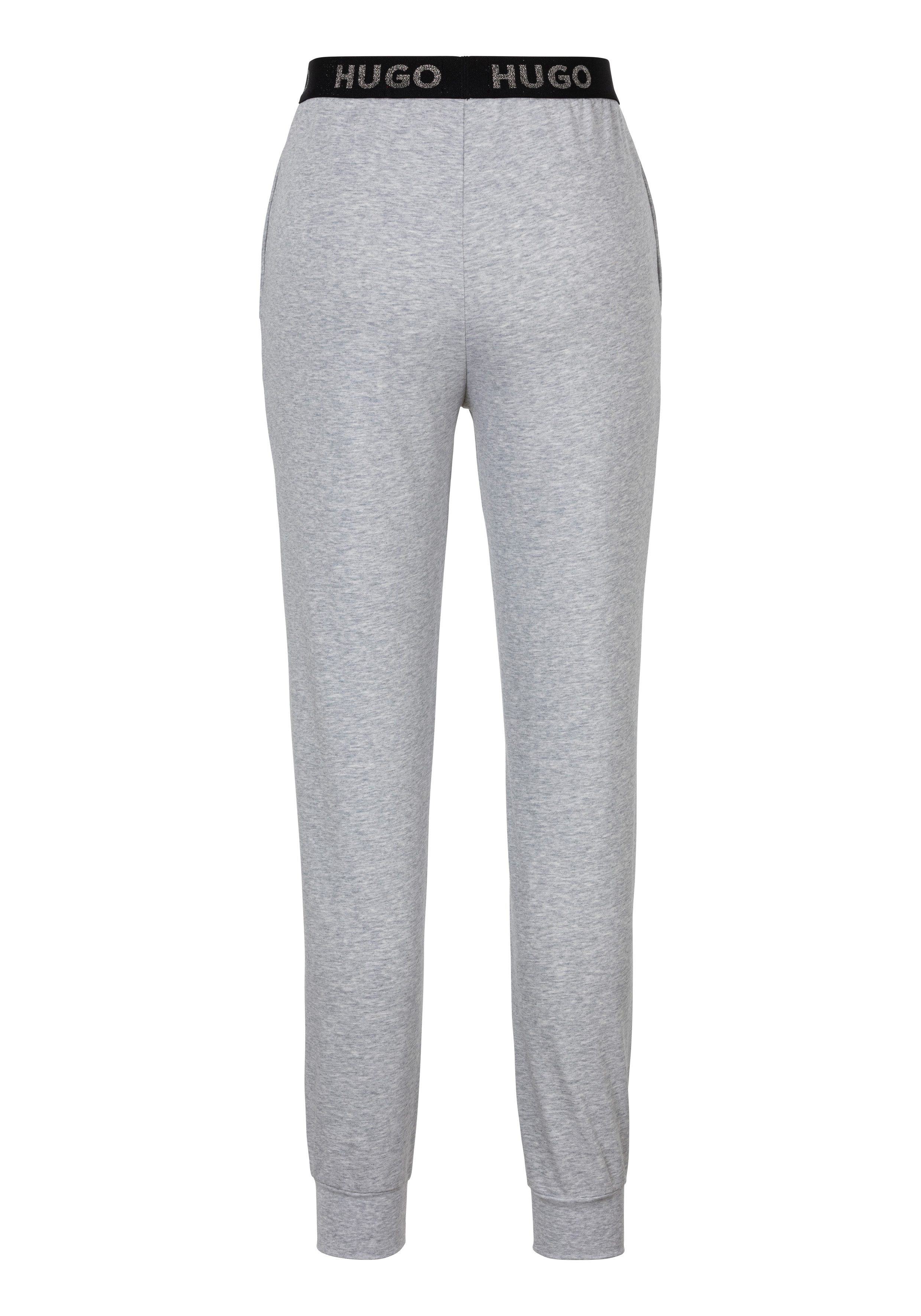 HUGO Homewearhose SPORTY LOGO_PANTS mit Markenlabel günstig online kaufen