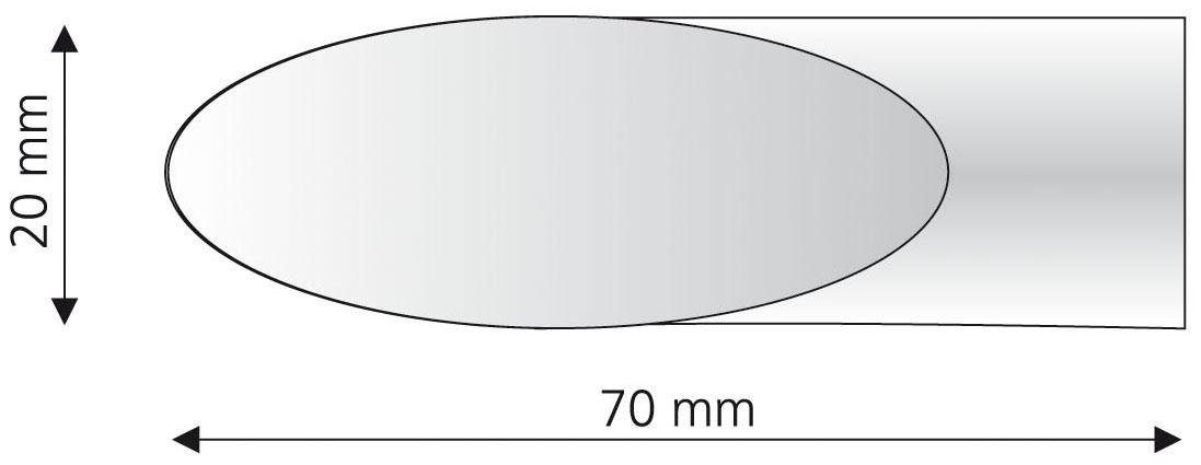 Liedeco Gardinenstangen-Endstück Cut, Gardinen, (Set, 2-St), günstig online kaufen