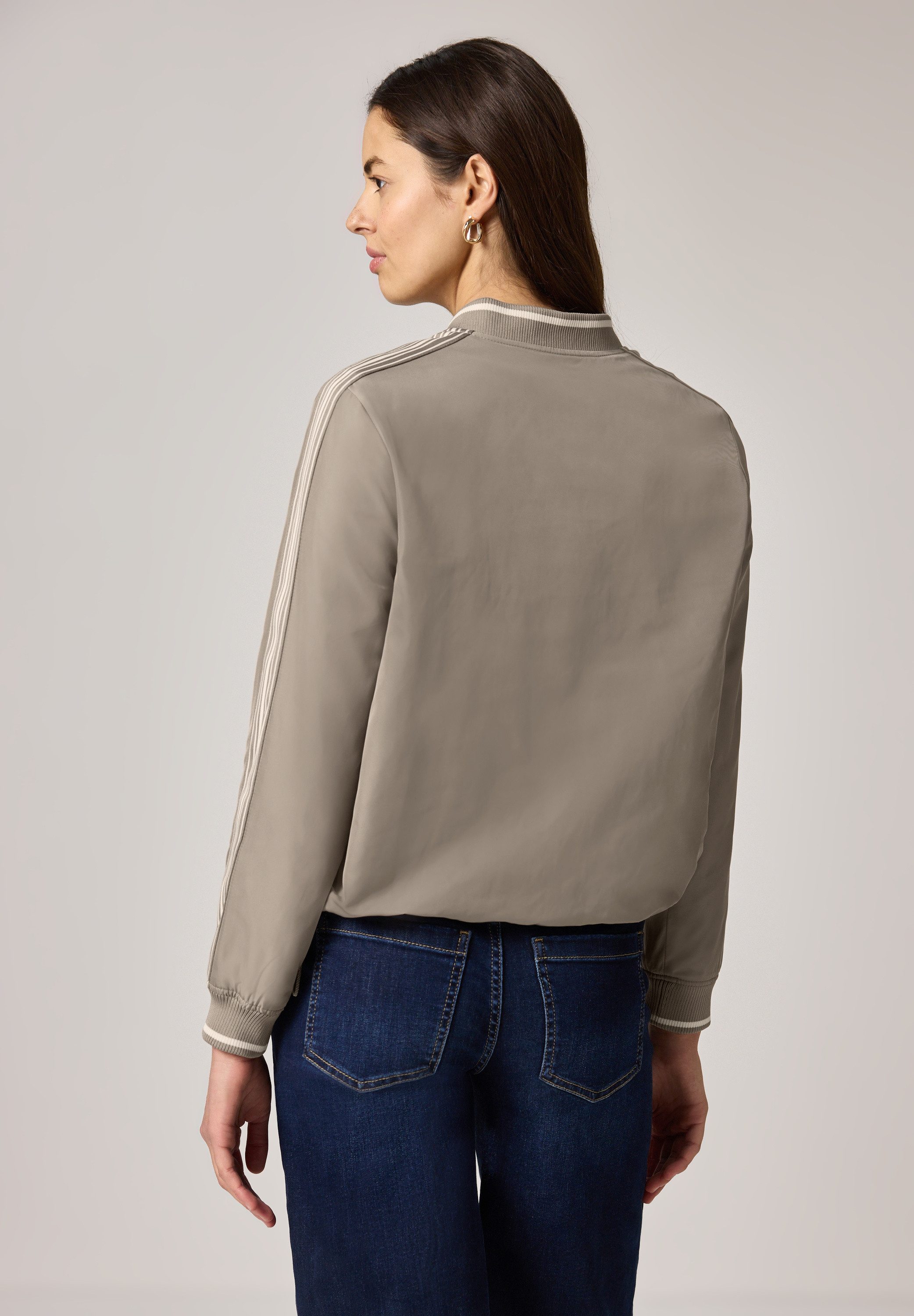 STREET ONE Blouson mit Rundhalsausschnitt