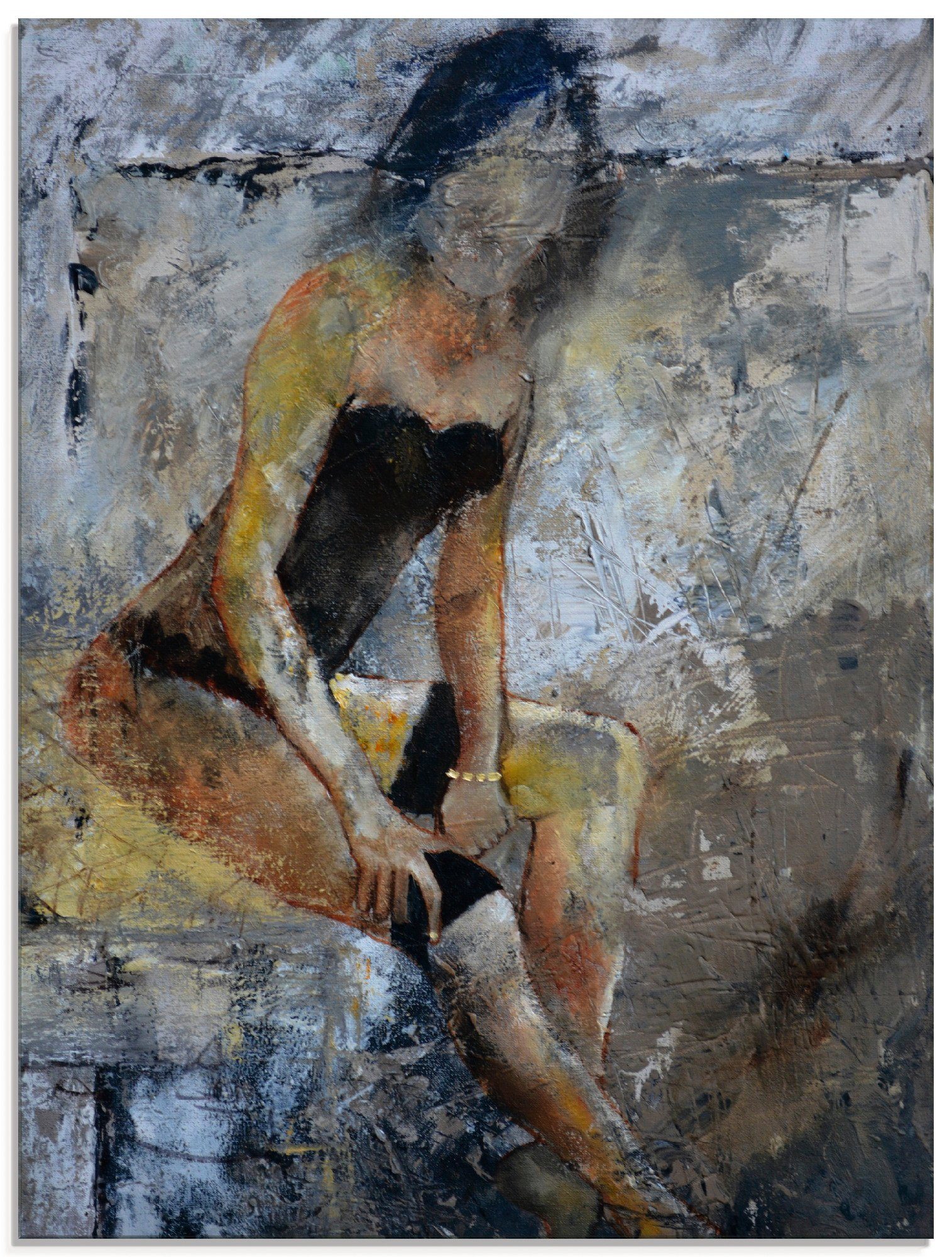 Artland Glasbild »Ausgezogen«, Frau (1 Stück)-Otto