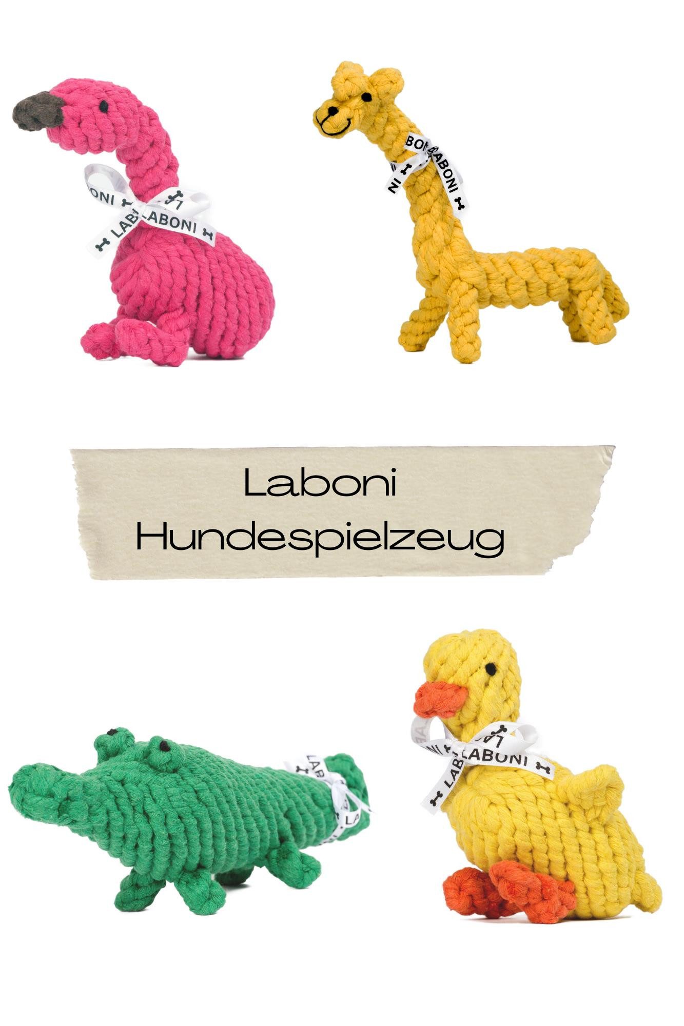 Laboni Tier-Beschäftigungsspielzeug Laboni verschiedene Kultspielzeuge für Hunde Waschbar robust, Baumwolle